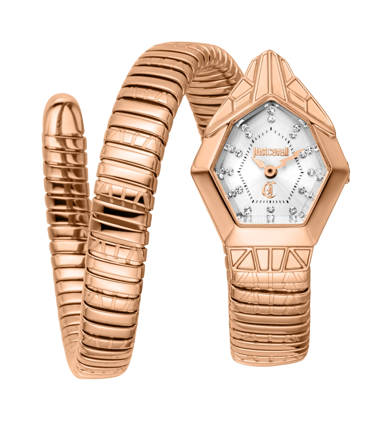 Gemma 23mm / Silver / Rose Gold | Silver Dial