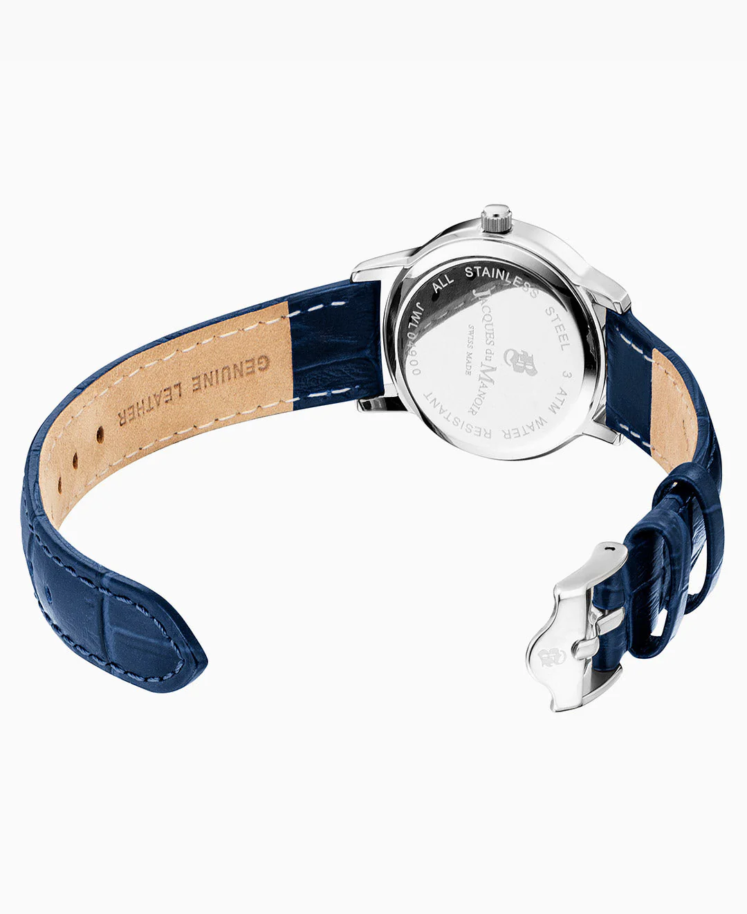 Genesis Ladies Blue leather strap White Dial - Image 3