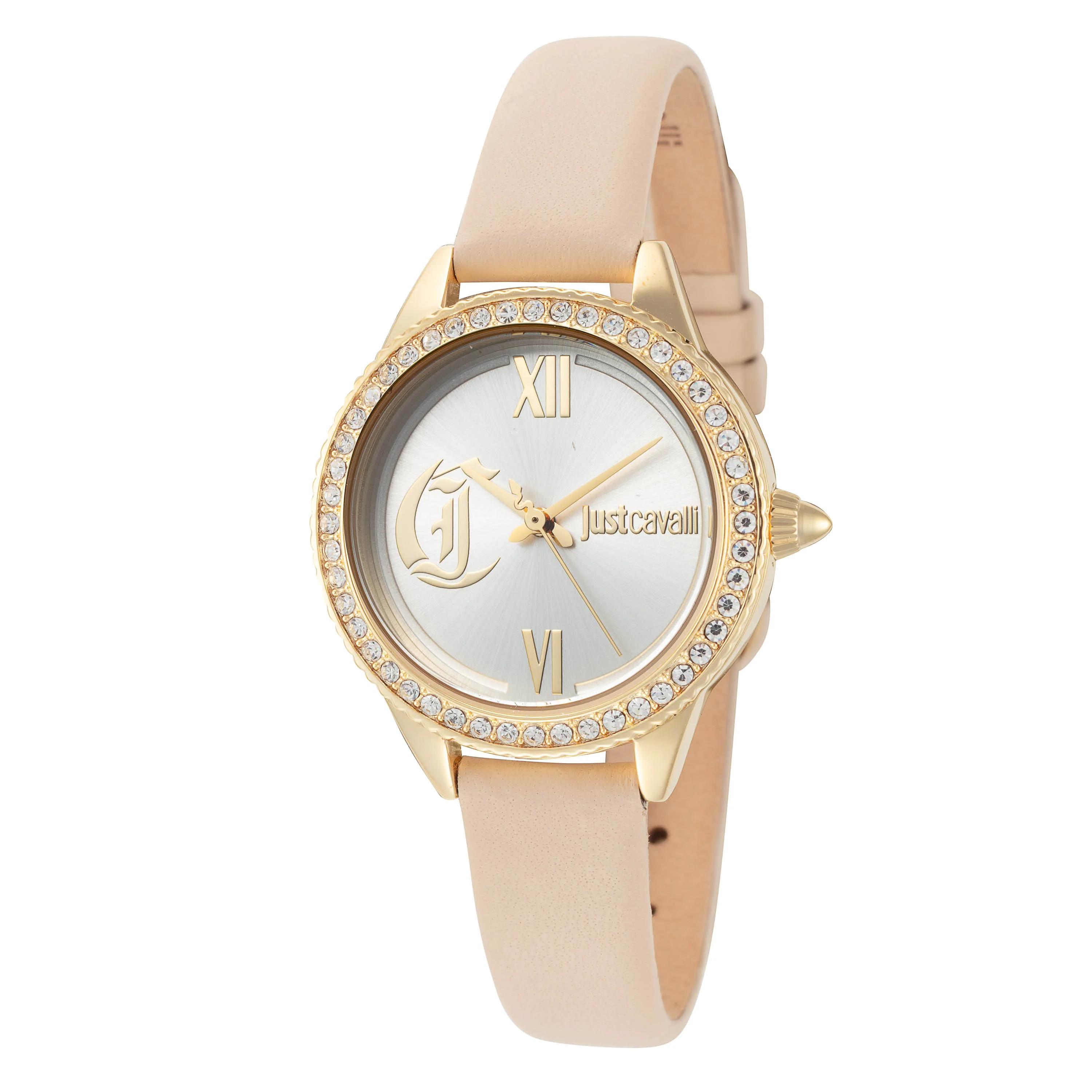 Glam Chic 30mm / Silver / Beige | Silver Dial