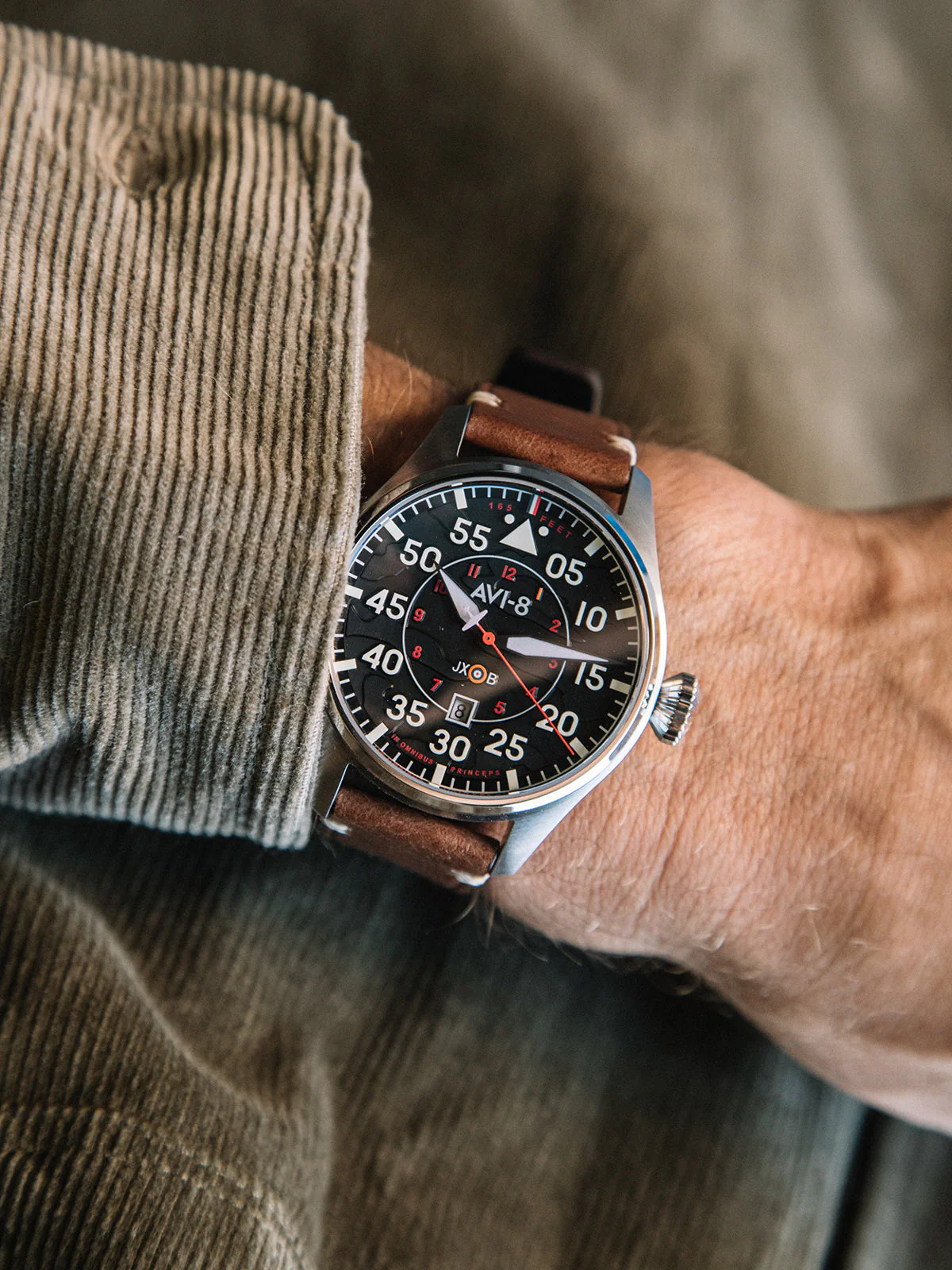 Hawker Hurricane Clowes Automatic Black / Leather | Black Dial - Image 11
