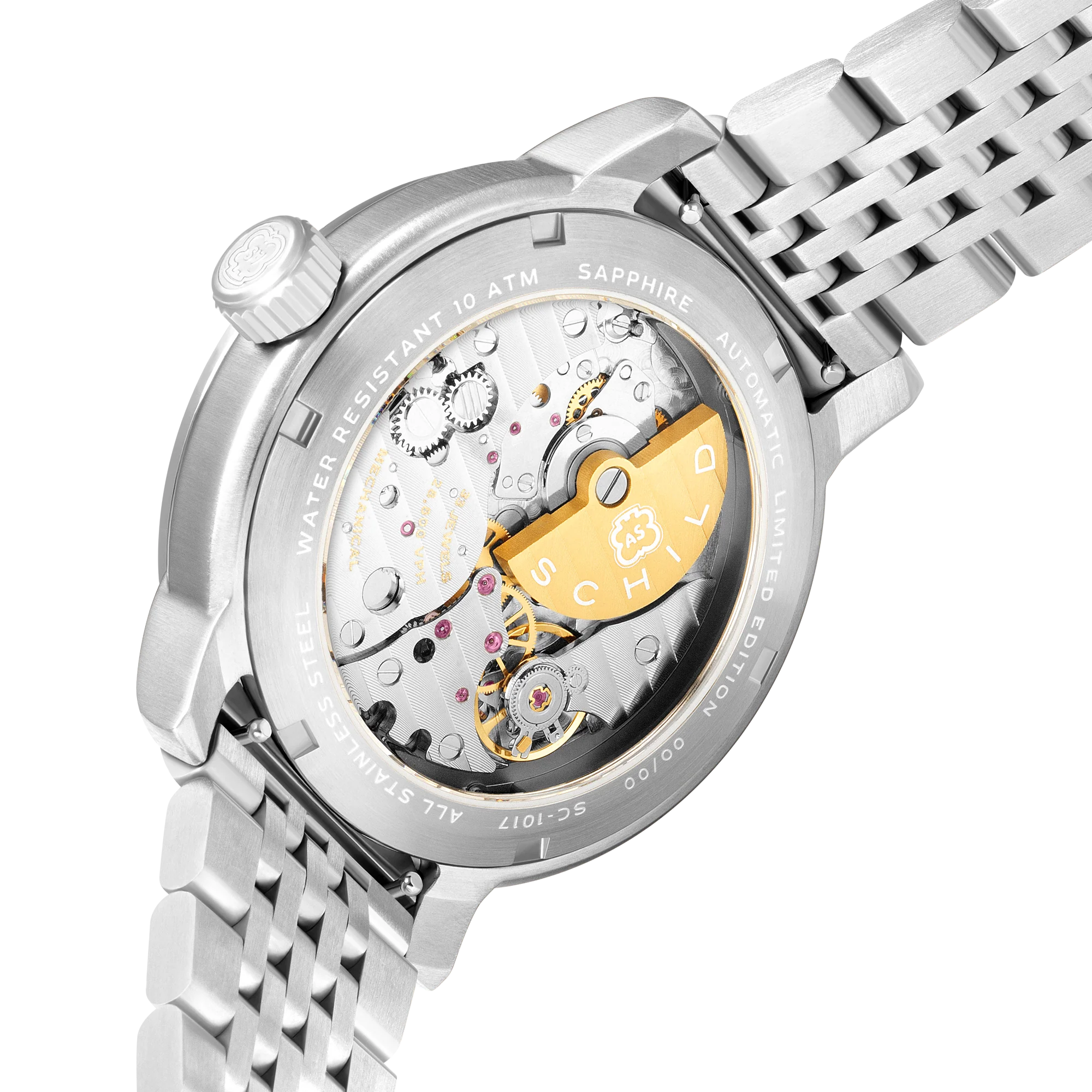 Heinrich Micro Rotor Automatic Limited Edition Rose Gold / Stainless Steel | Rose Gold Dial - Image 4