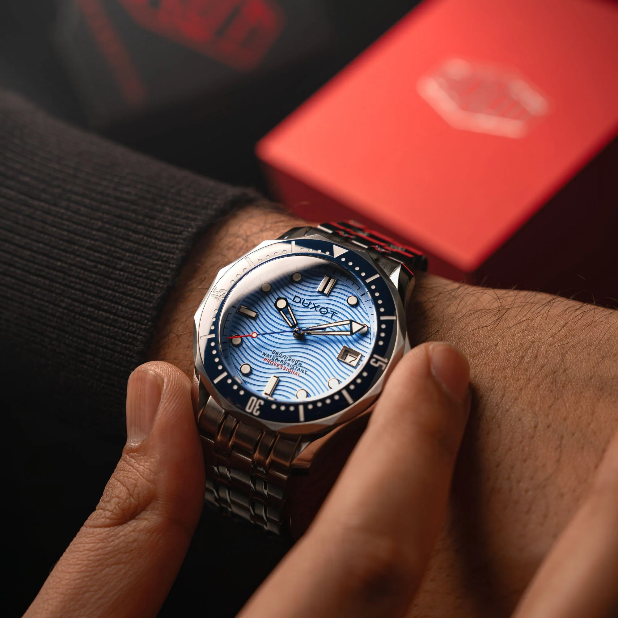 Henri Diver Blue/Stainless Steel Blue Dial - Image 2