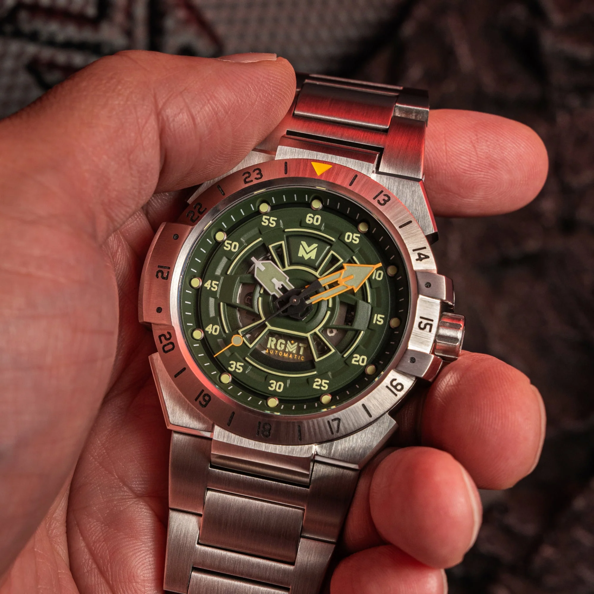 HIMARS AUTOMATIC GREEN / STAINLESS STEEL | Green Dial - Image 2