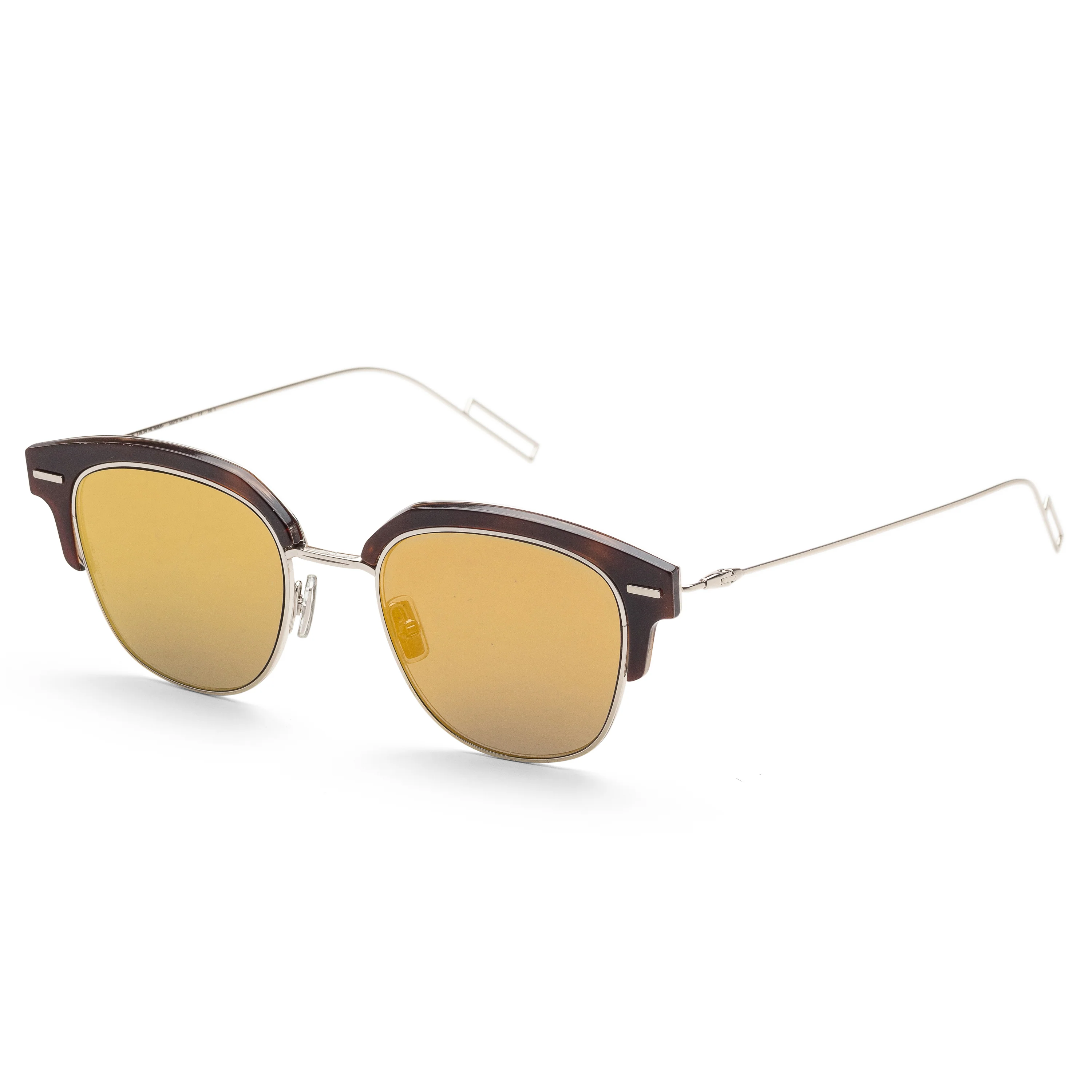 Homme Tennis Havana Gold Frame, Orange Lens | Dial