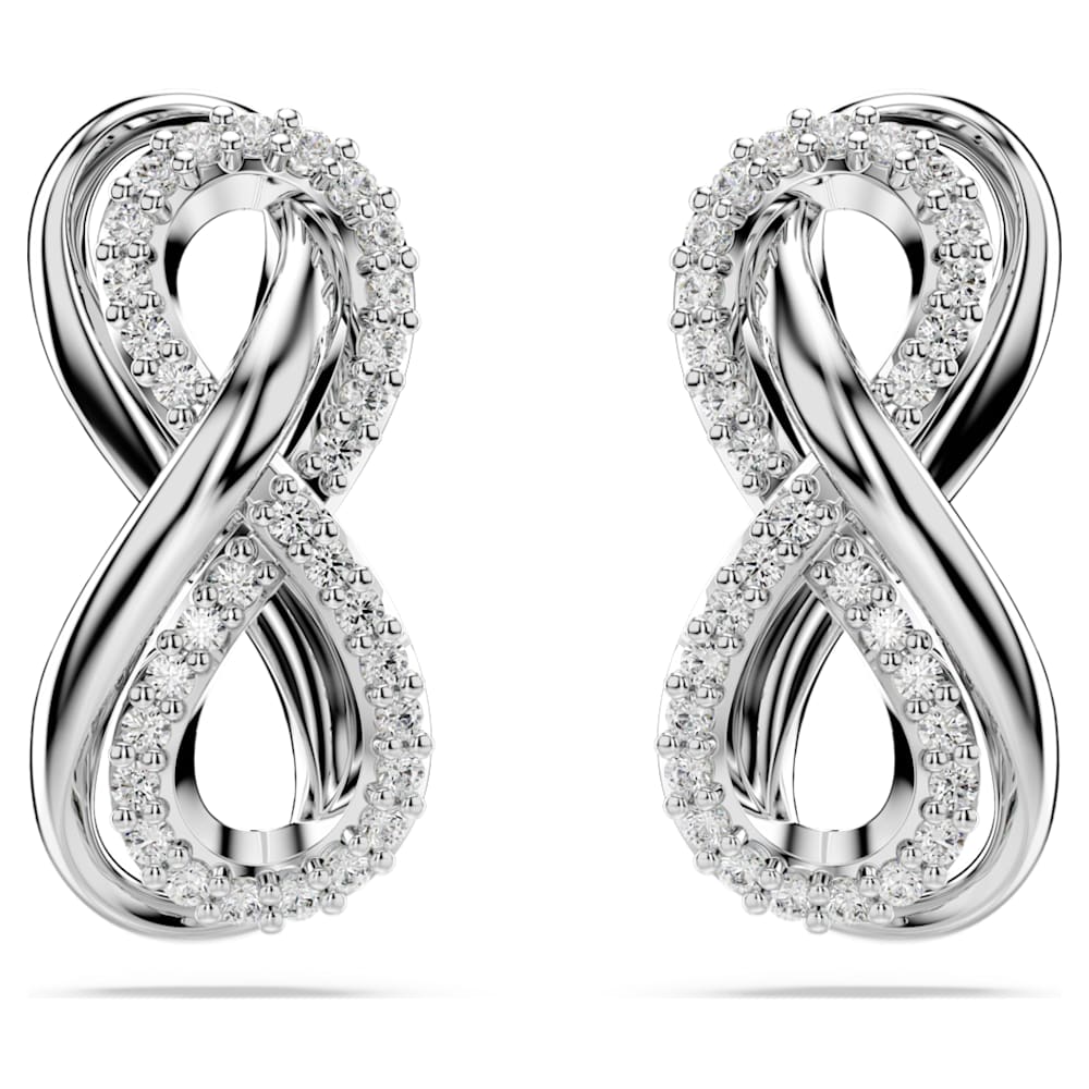 Hyperbola White / Rhodium-Plated