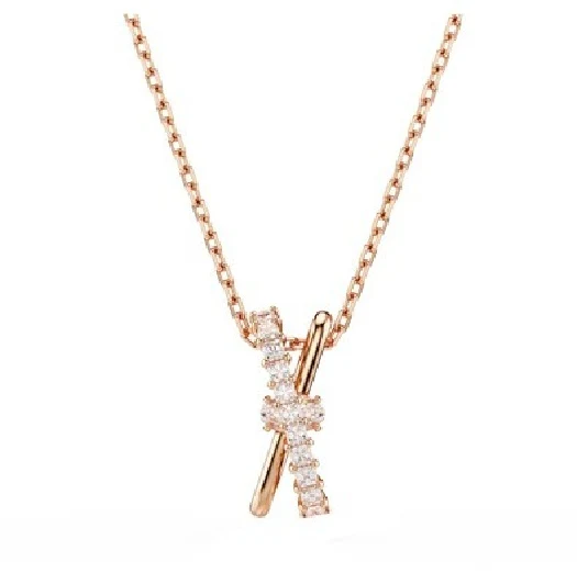 Hyperbola White / Rose Gold-Tone Plated