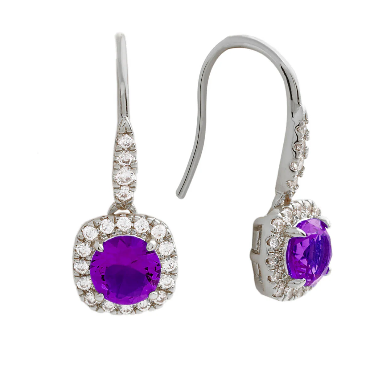 Juliet Drop Earrings 18k White Gold