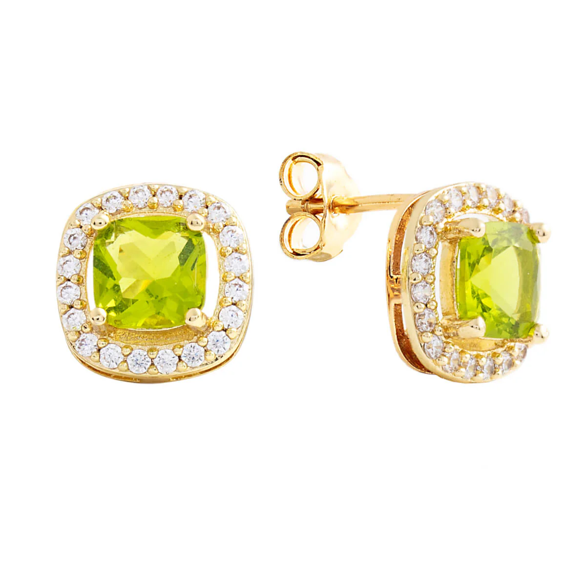 Juliet Stud Earrings 18k Yellow Gold