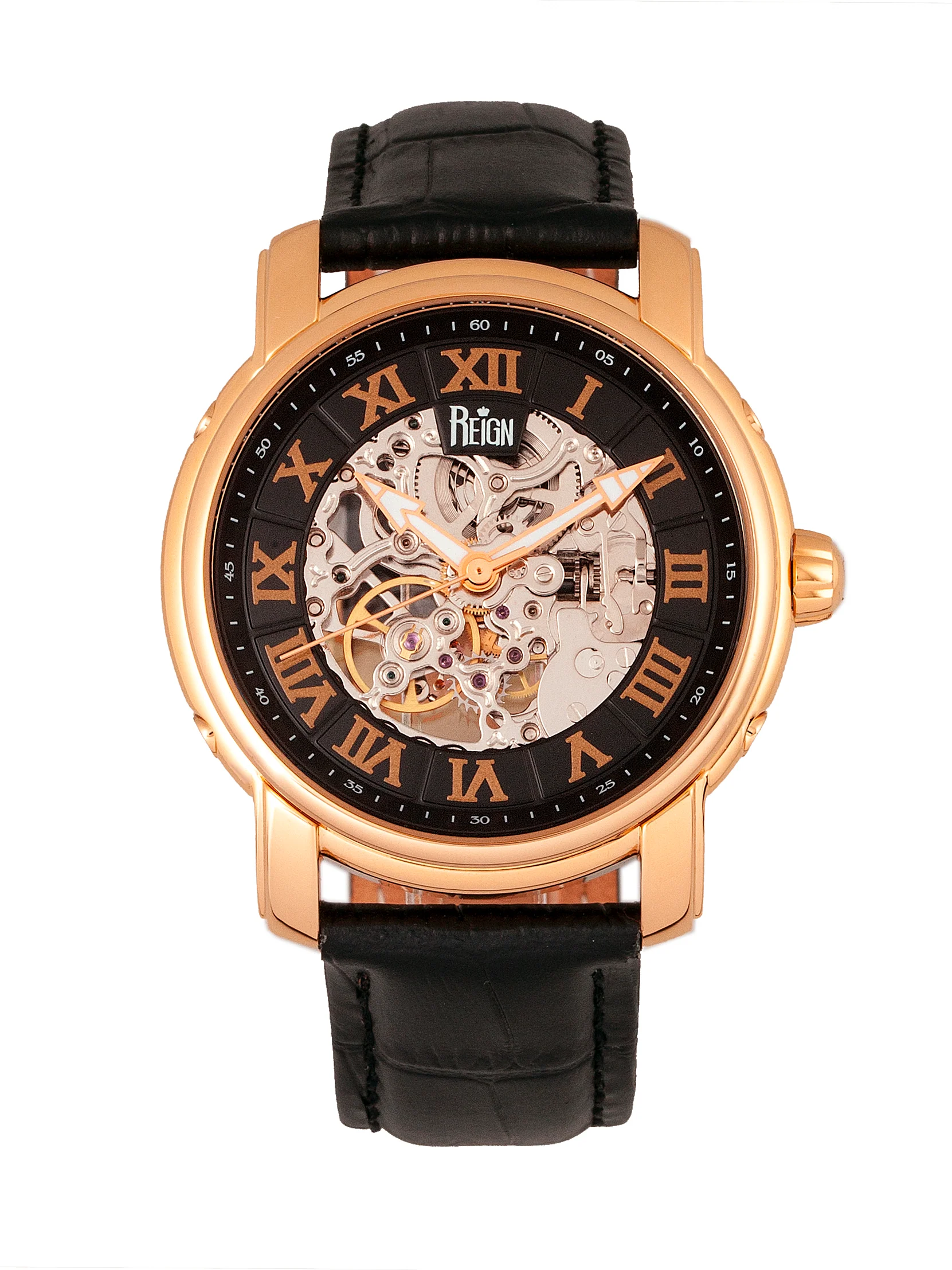 Kahn Rose Gold/Black | Black Dial