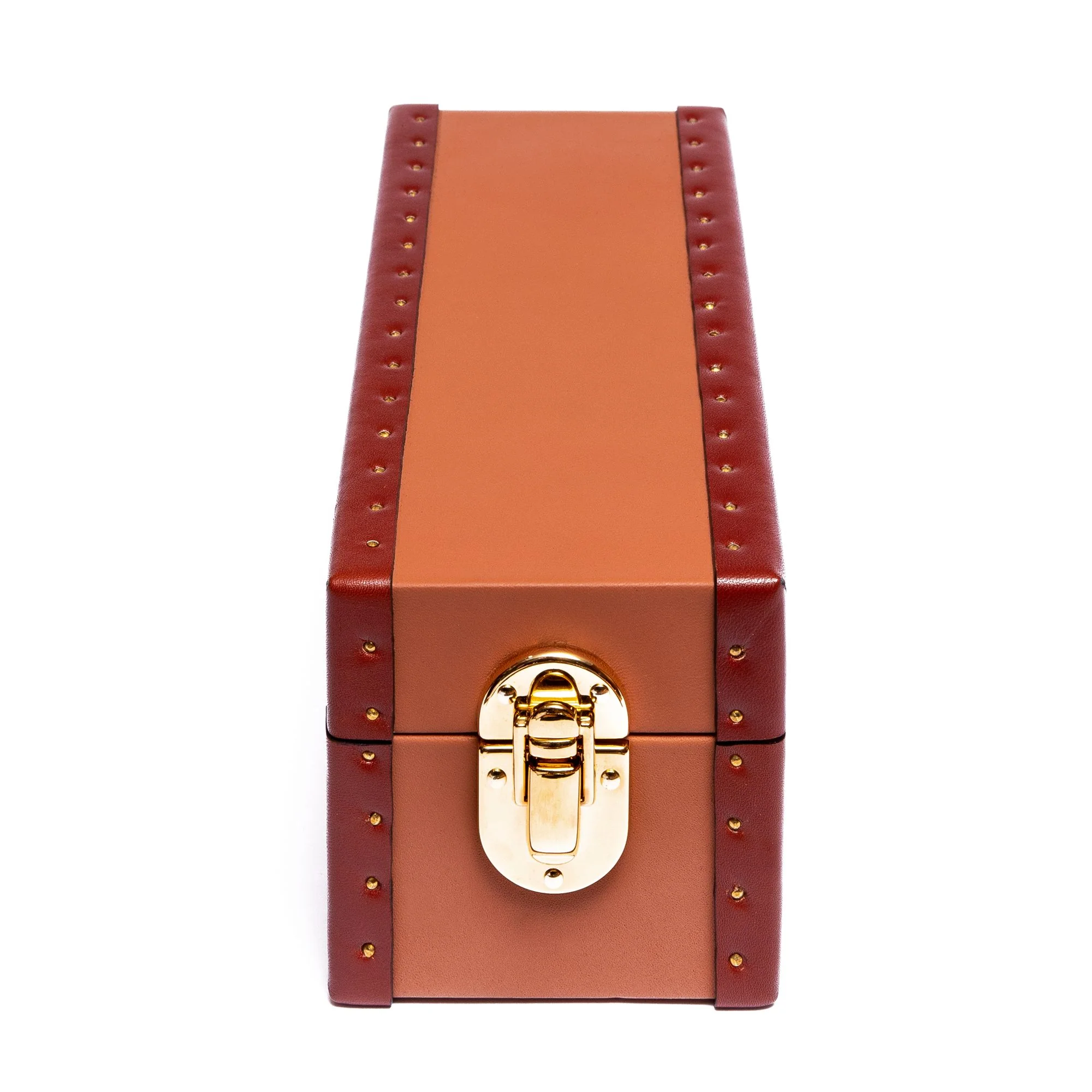 Kensington Leather Two-Watch Box Tan