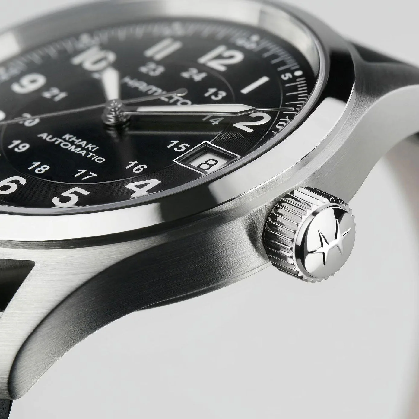 KHAKI FIELD Black / Leather Black Dial - Image 4
