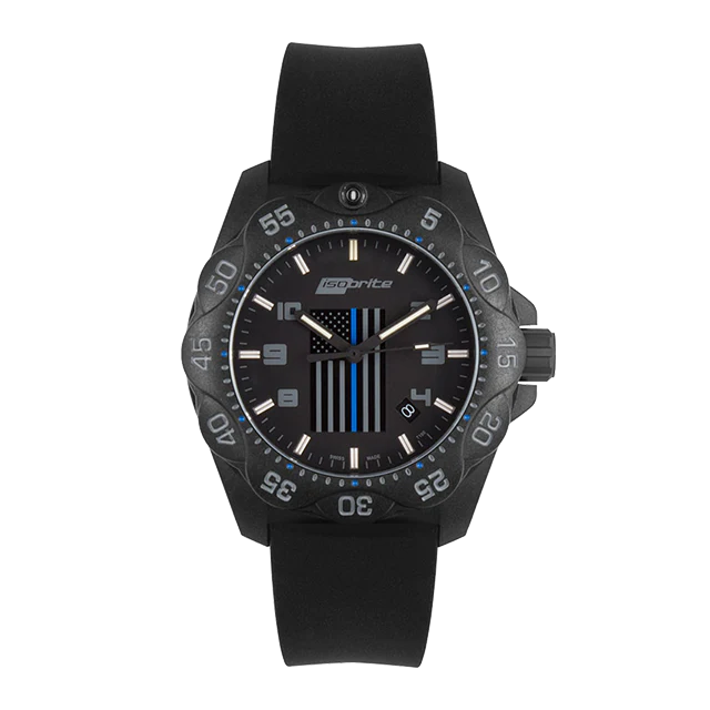 Law Enforcement Midsize T100 Tritium & Shatterproof Armourglass | Black Dial
