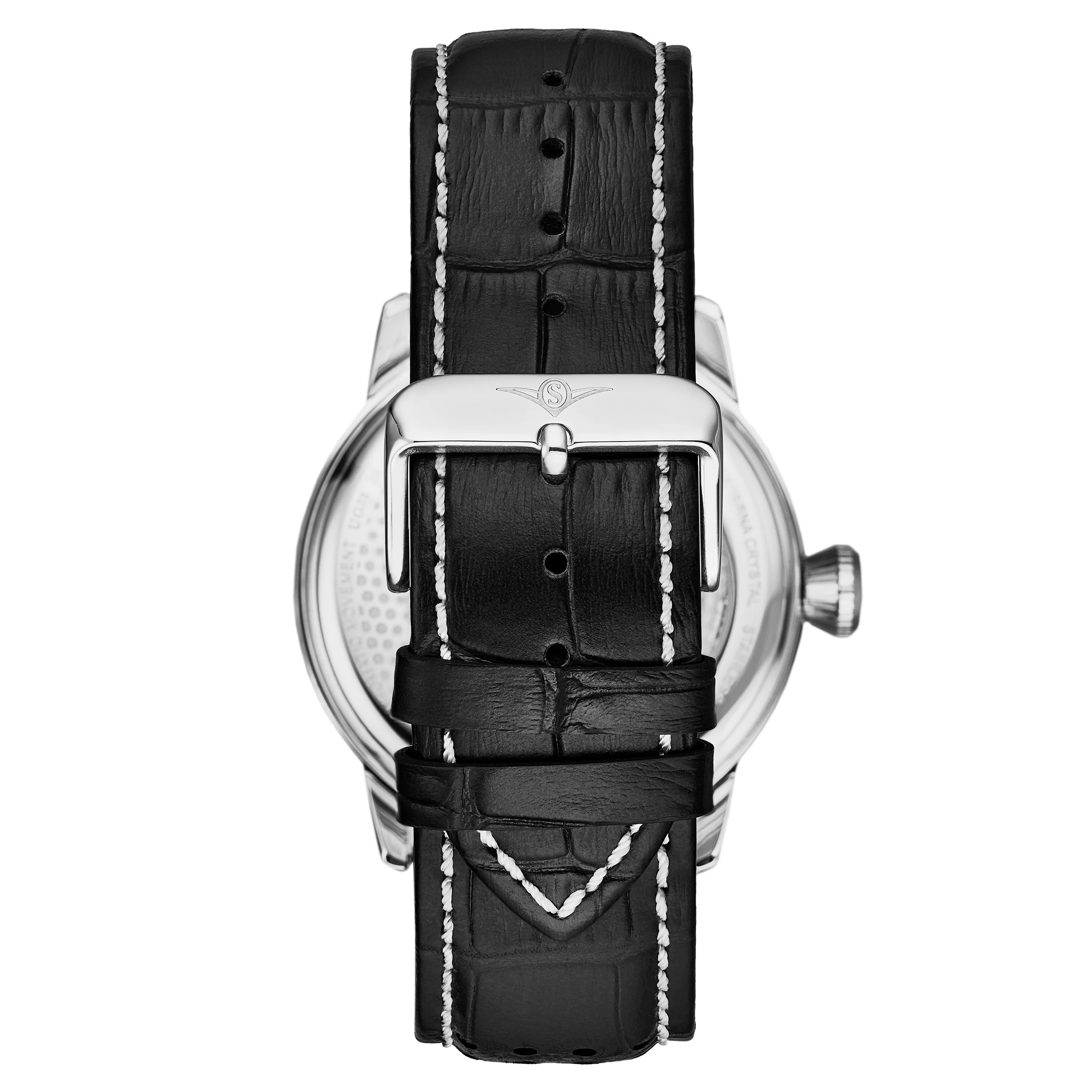 Legacy Black/Silver/Blue Leather | Silver Dial - Image 3