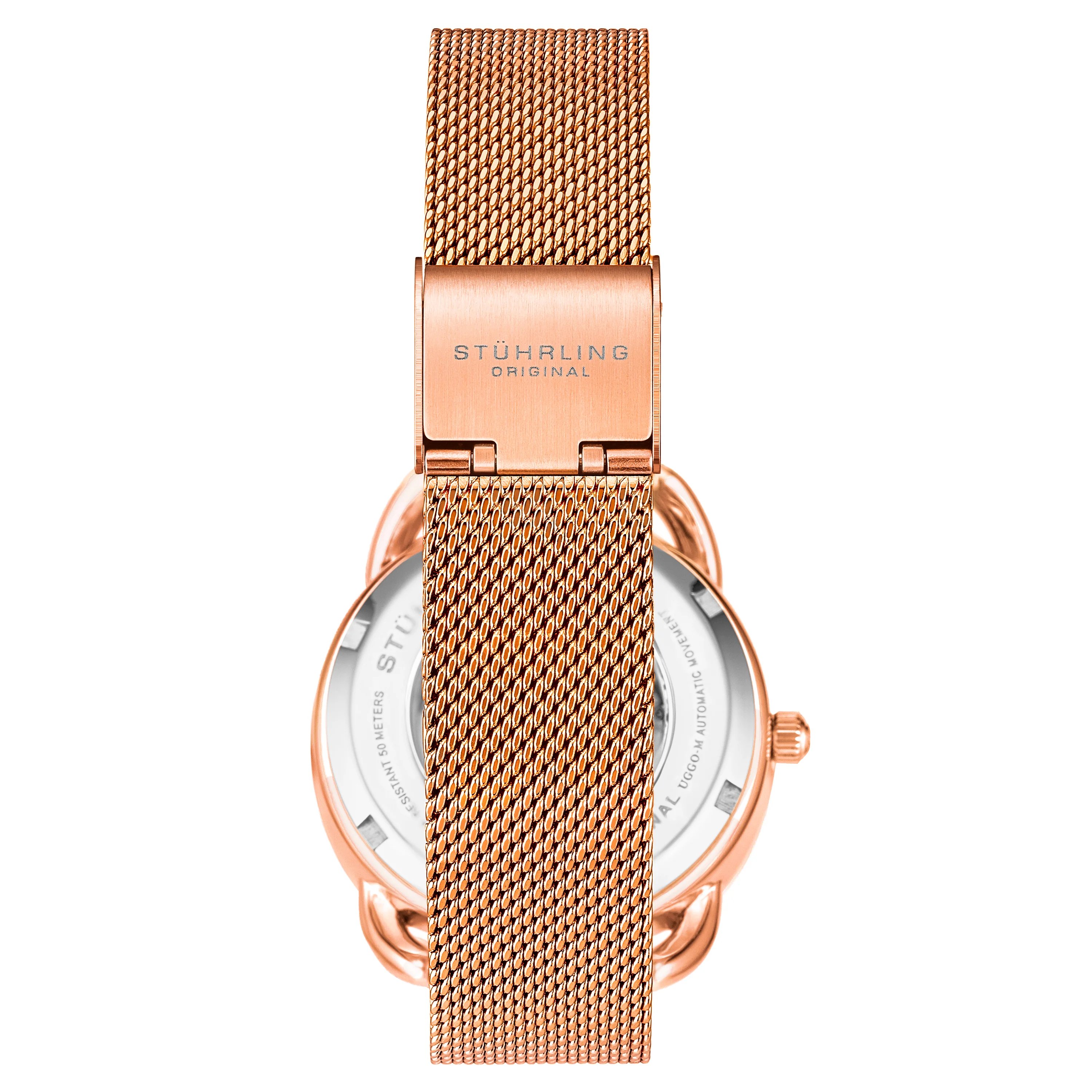Legacy-3990m.3 Rose Gold Stainless Steel | Blue Dial - Image 3