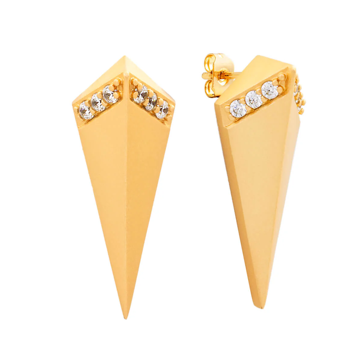 Lupine Drop Earrings 18k Yellow Gold