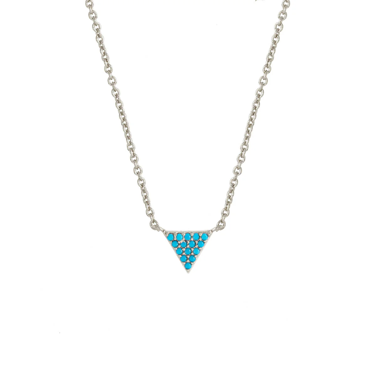 Lupine Pendant Necklace 18k White Gold
