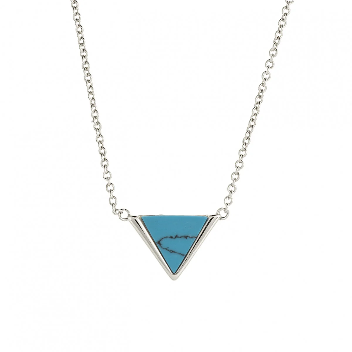 Lupine Pendant Necklace 18k White Gold