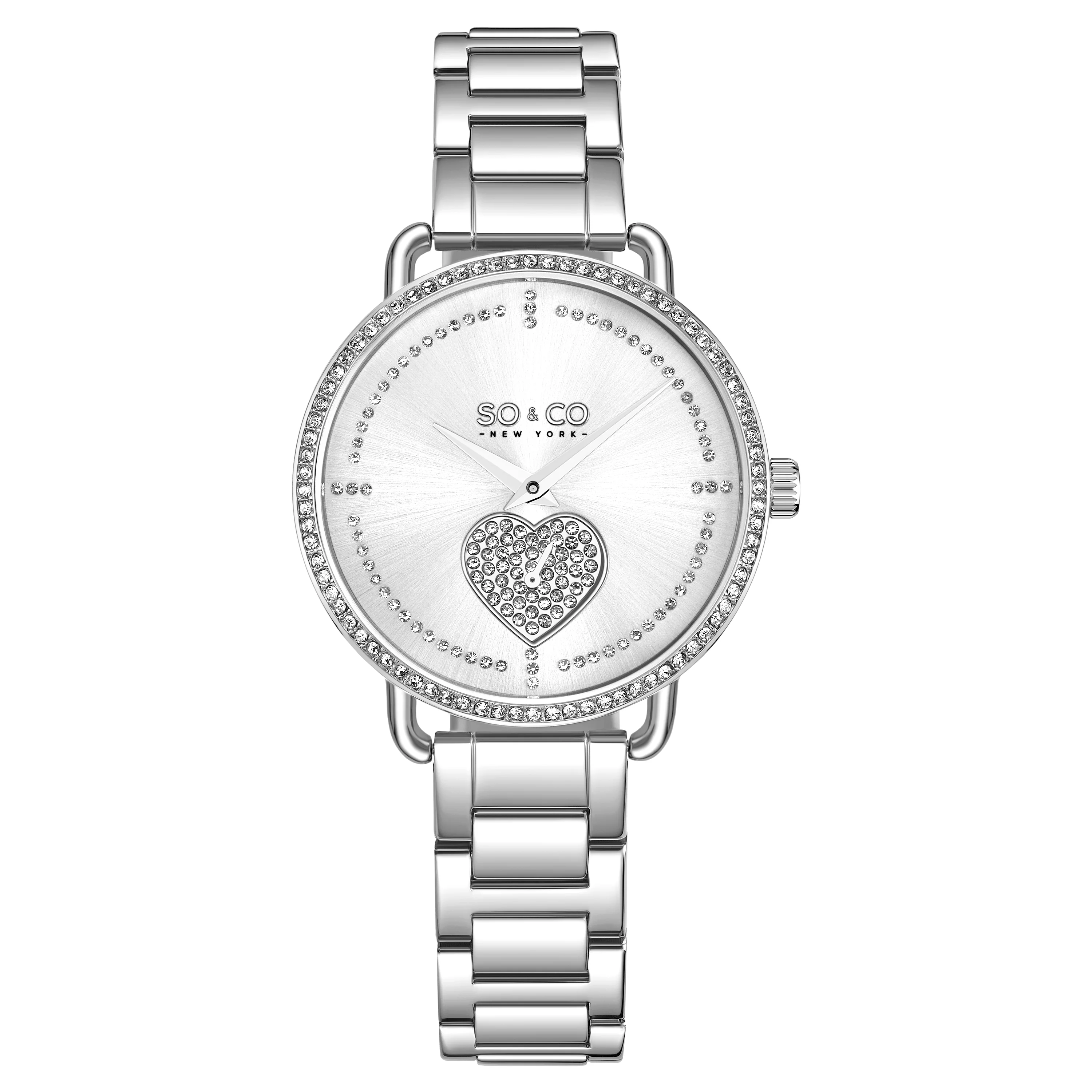 Madison 5524.1 Silver/Stainless Steel | Silver Dial