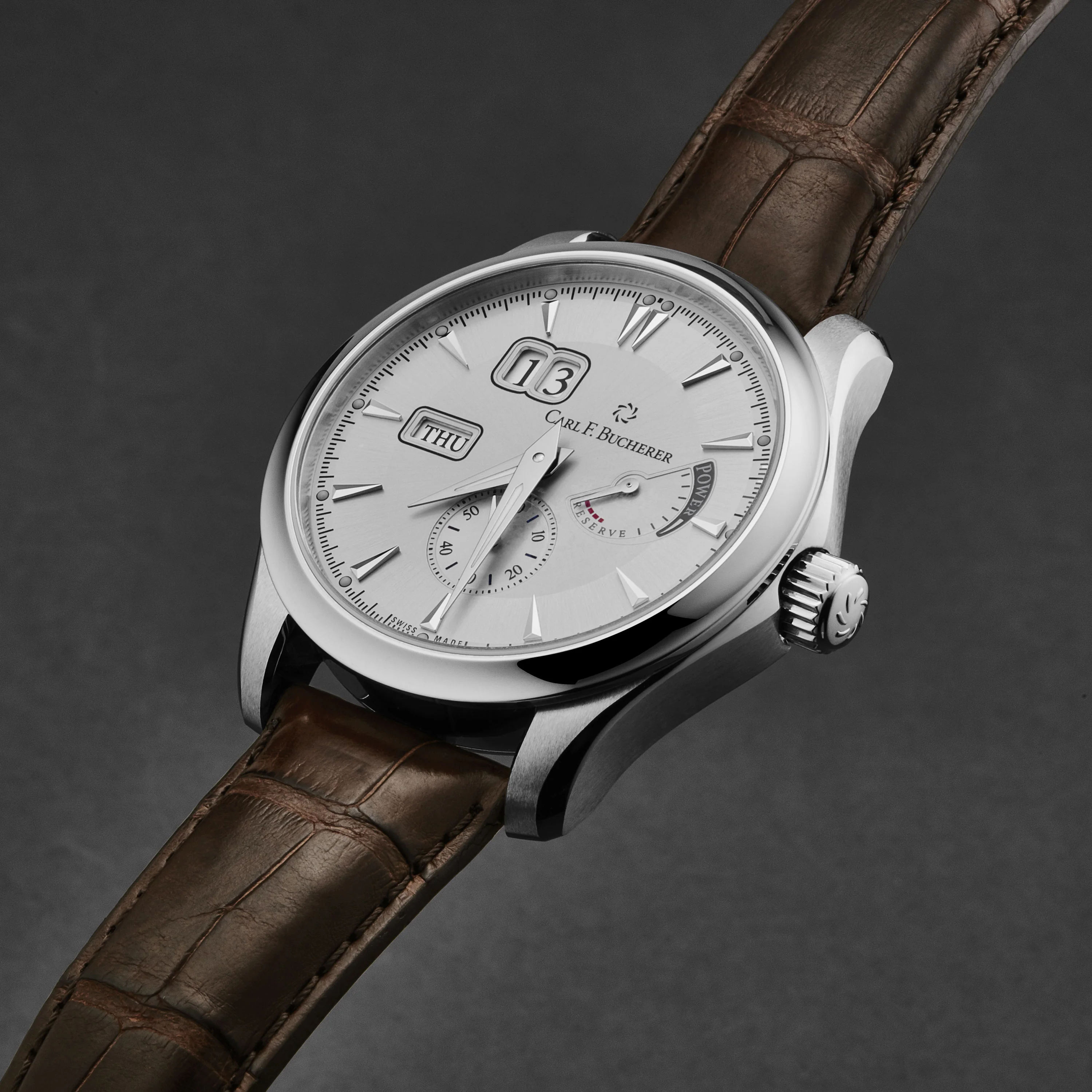 Manero Silver / Stainless Steel Silver Dial - Image 2