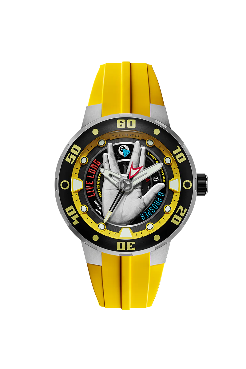 Mariner Automatic Star Trek Live Long & Prosper Limited Edition Yellow / Silicone | Yellow Dial