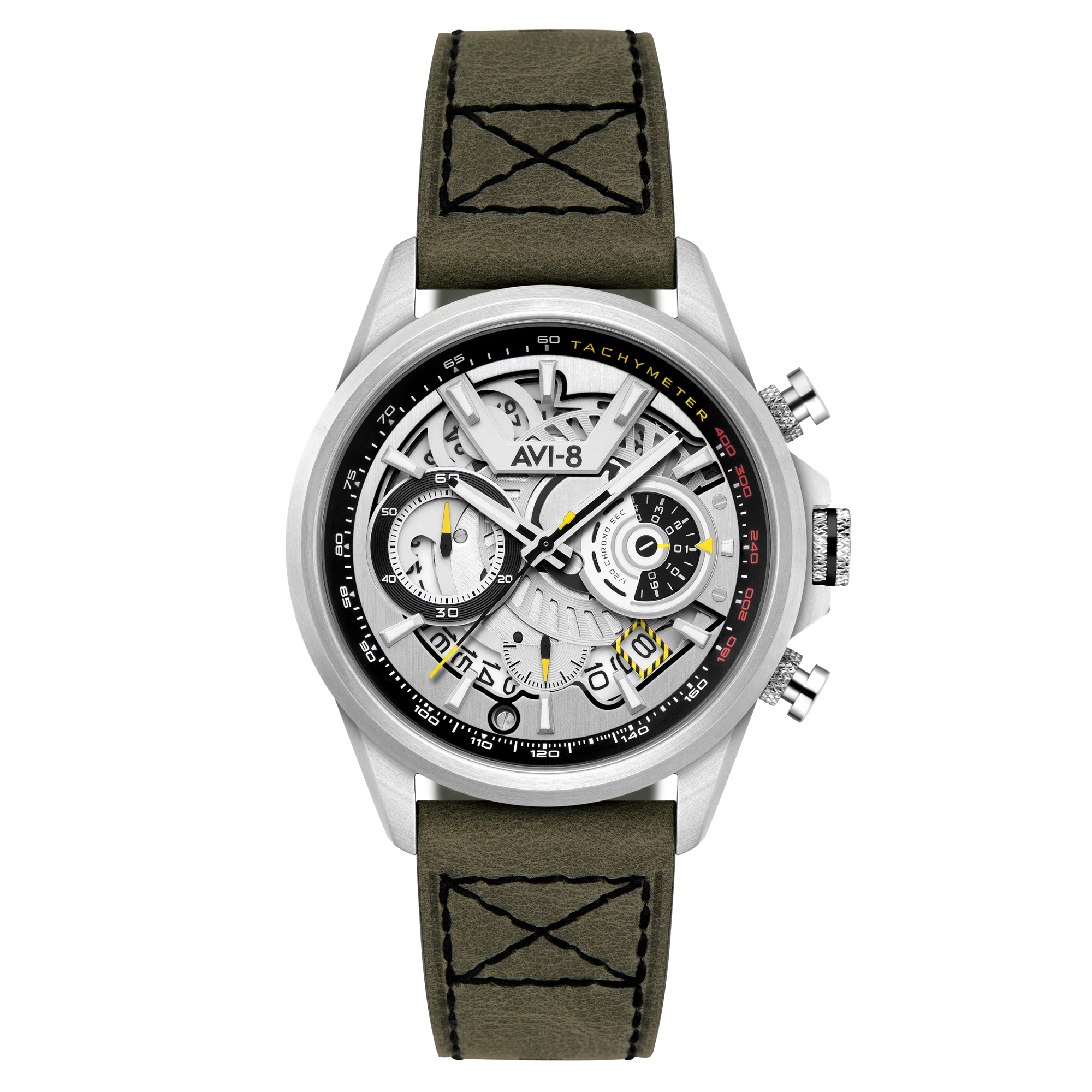 Matador Silver / Green | Silver Dial