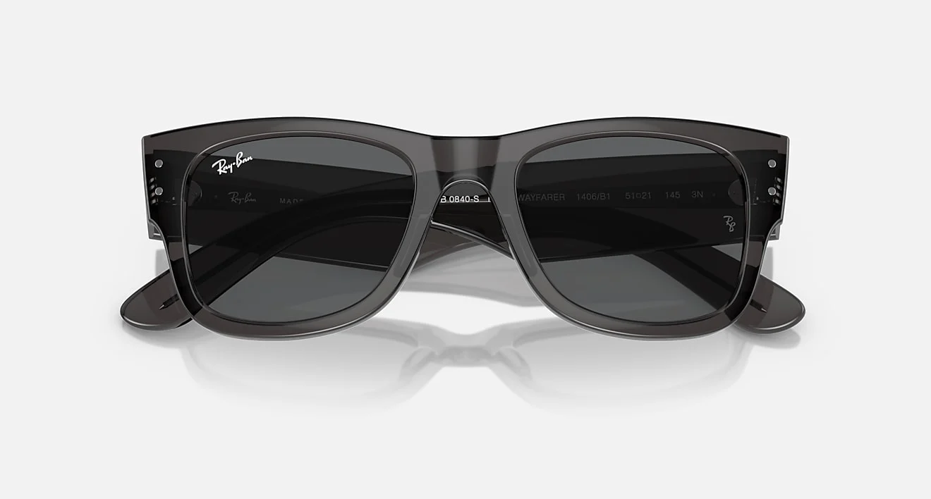 MEGA WAYFARER UNISEX Transparent Black / Dark Grey |  Dial - Image 3