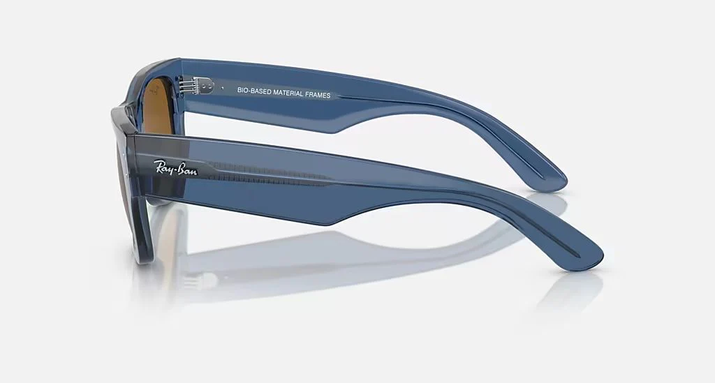 MEGA WAYFARER UNISEX Transparent Blu / Brown Bio-Based |  Dial - Image 4