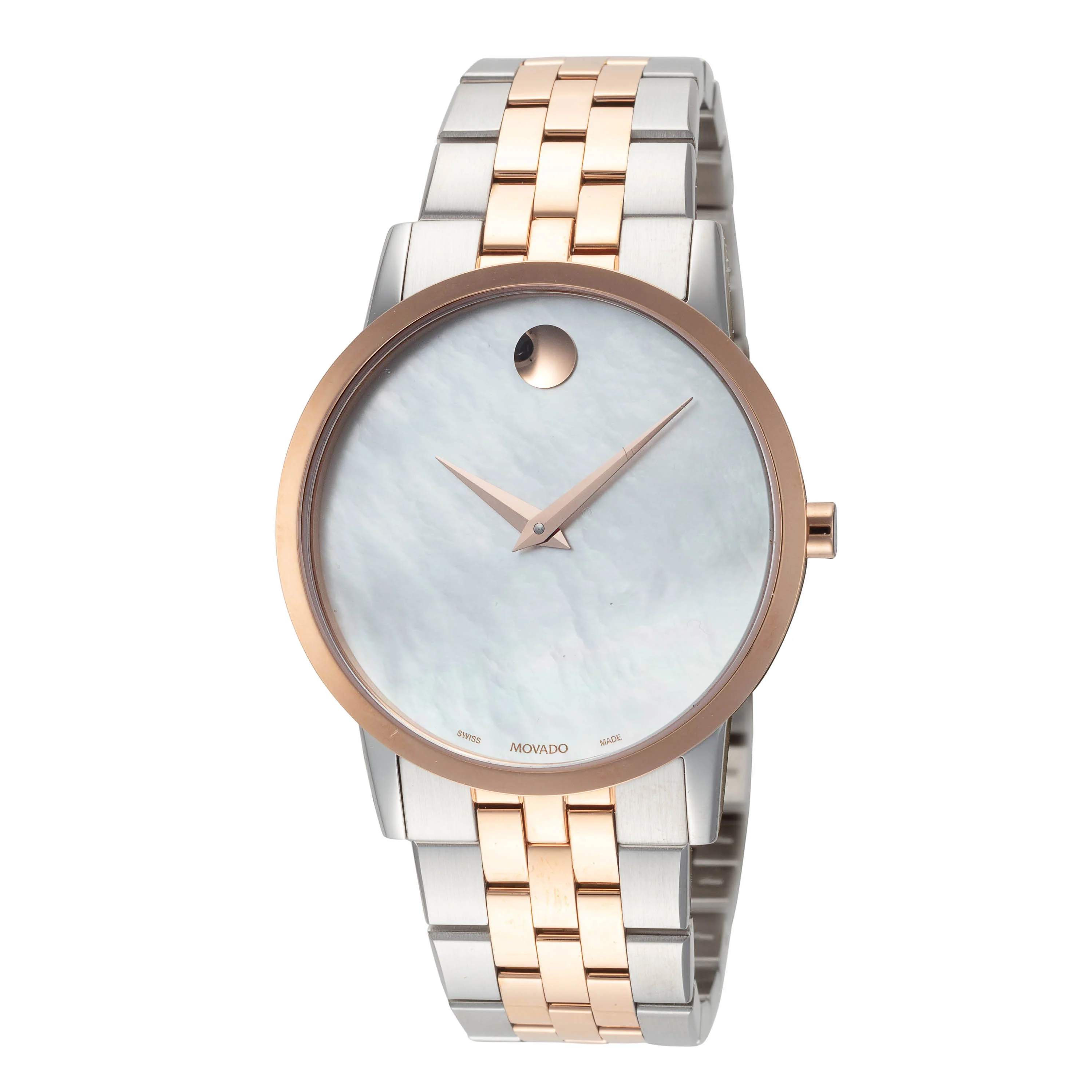 Museum 33mm / White Mother-of-Pearl / Silver and Gold | White Mother-of-Pearl Dial
