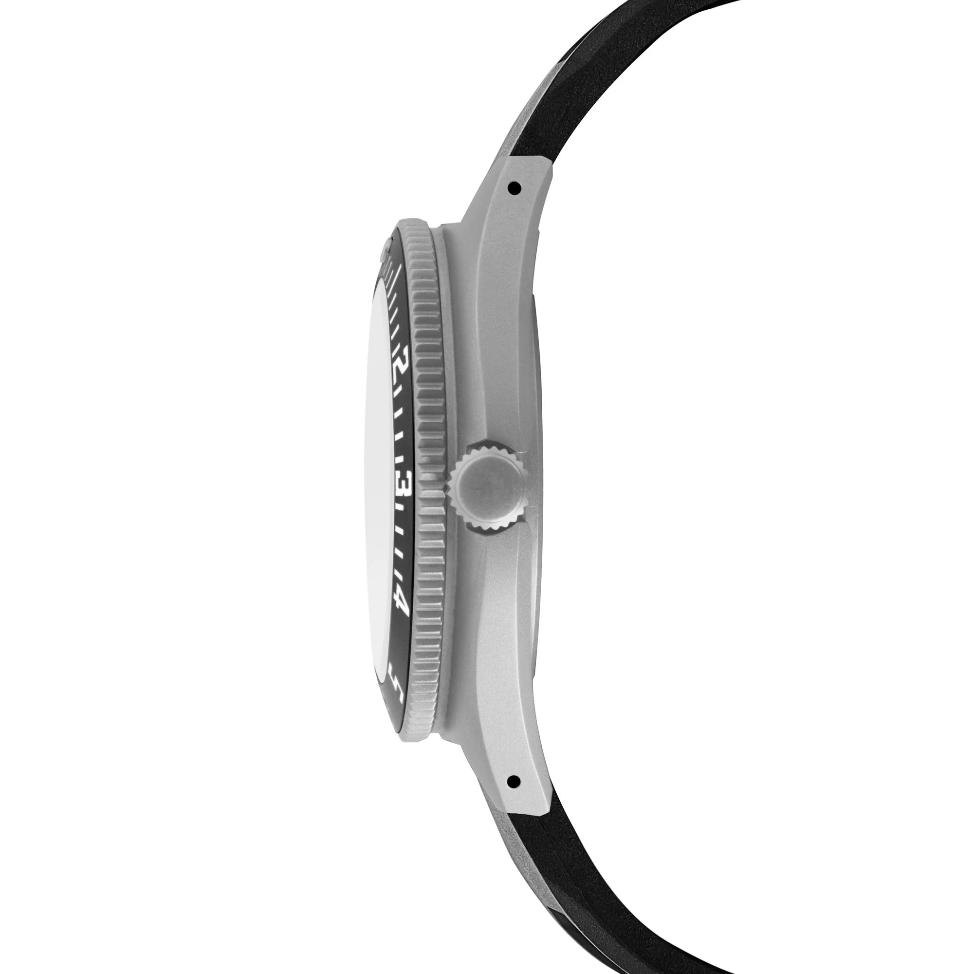 NAV, QUARTZ, SAPH, ARCTIC STERILE, COL: SS/BKPS 3PC RUBBER Arctic SSNAV on Rubber | Arctic Dial - Image 2