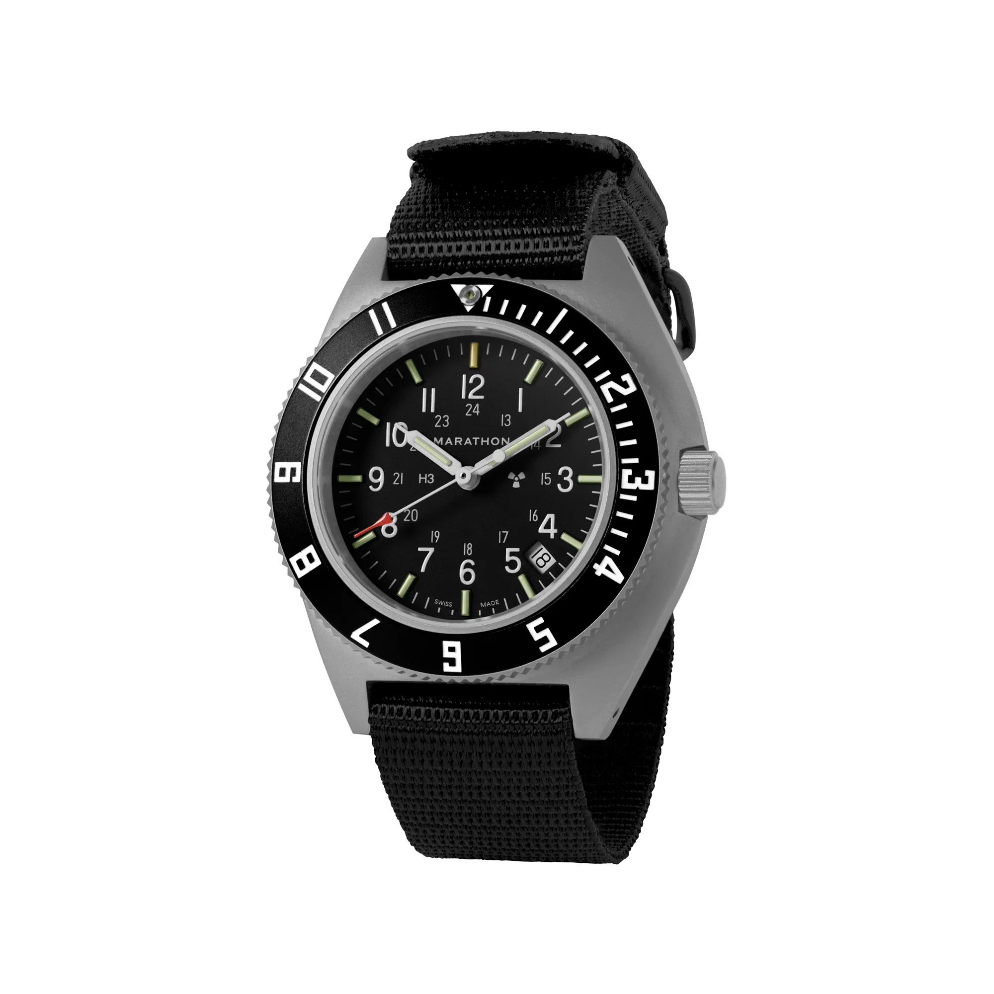 Navigator Quartz with Date Black NGM/Nylon Matte Black Dial - Image 4
