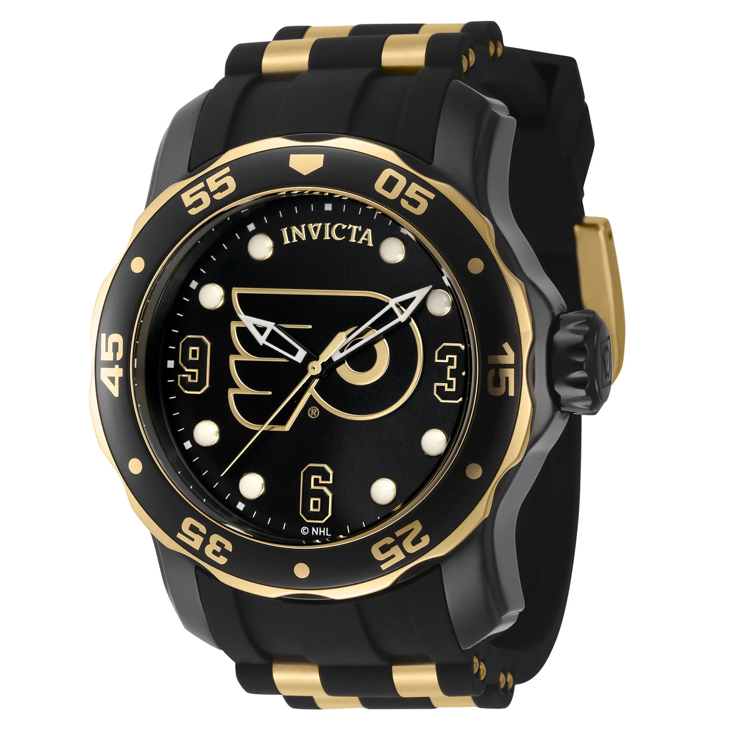 NHL Philadelphia Flyers NHL Philadelphia Flyers | Black and Gold Dial