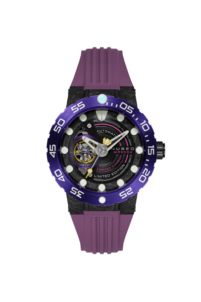 Opportunity Automatic Limited Edition Black & Purple / Silicone | Black Dial