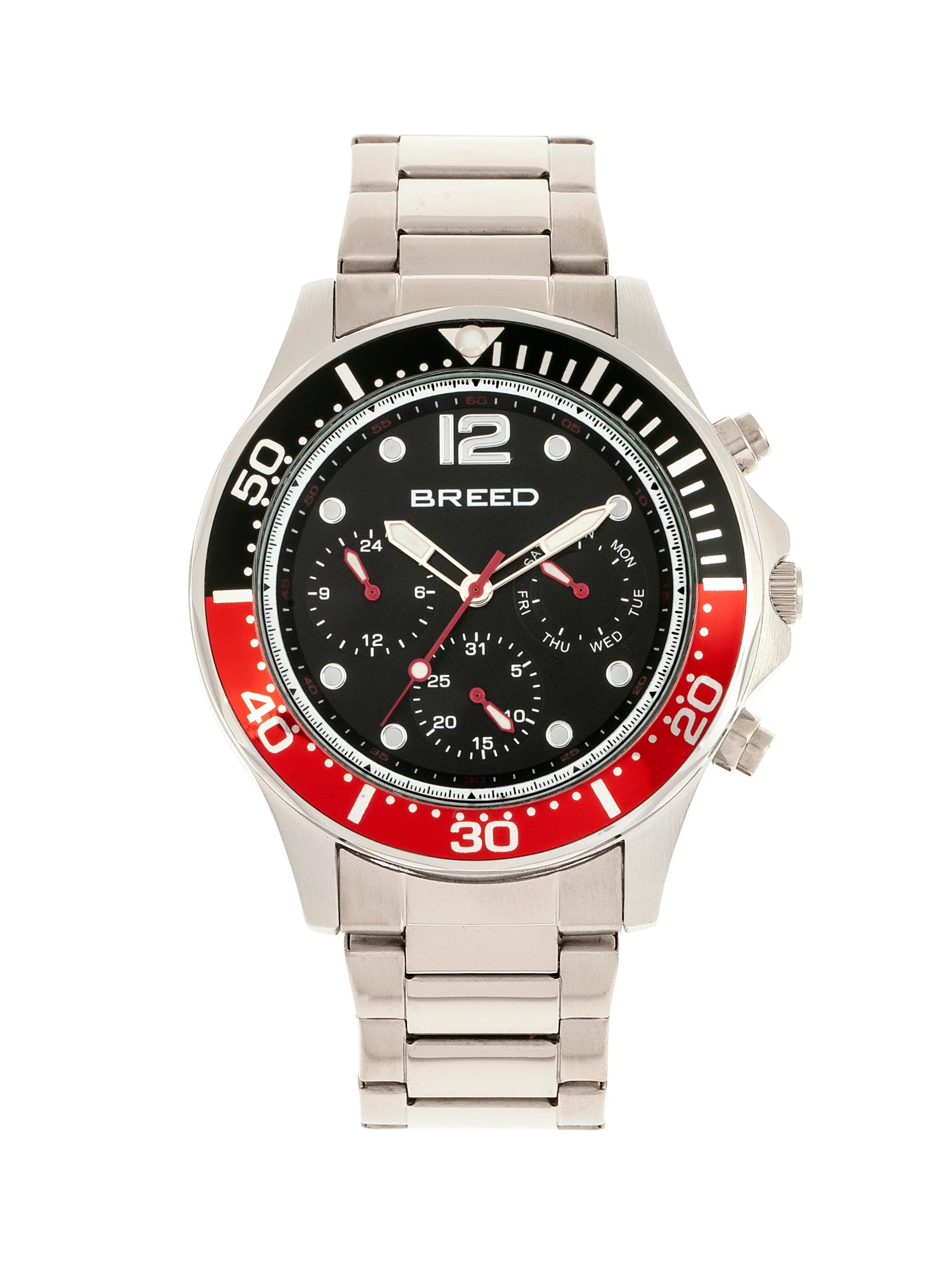 Pegasus Red/Silver | Black Dial