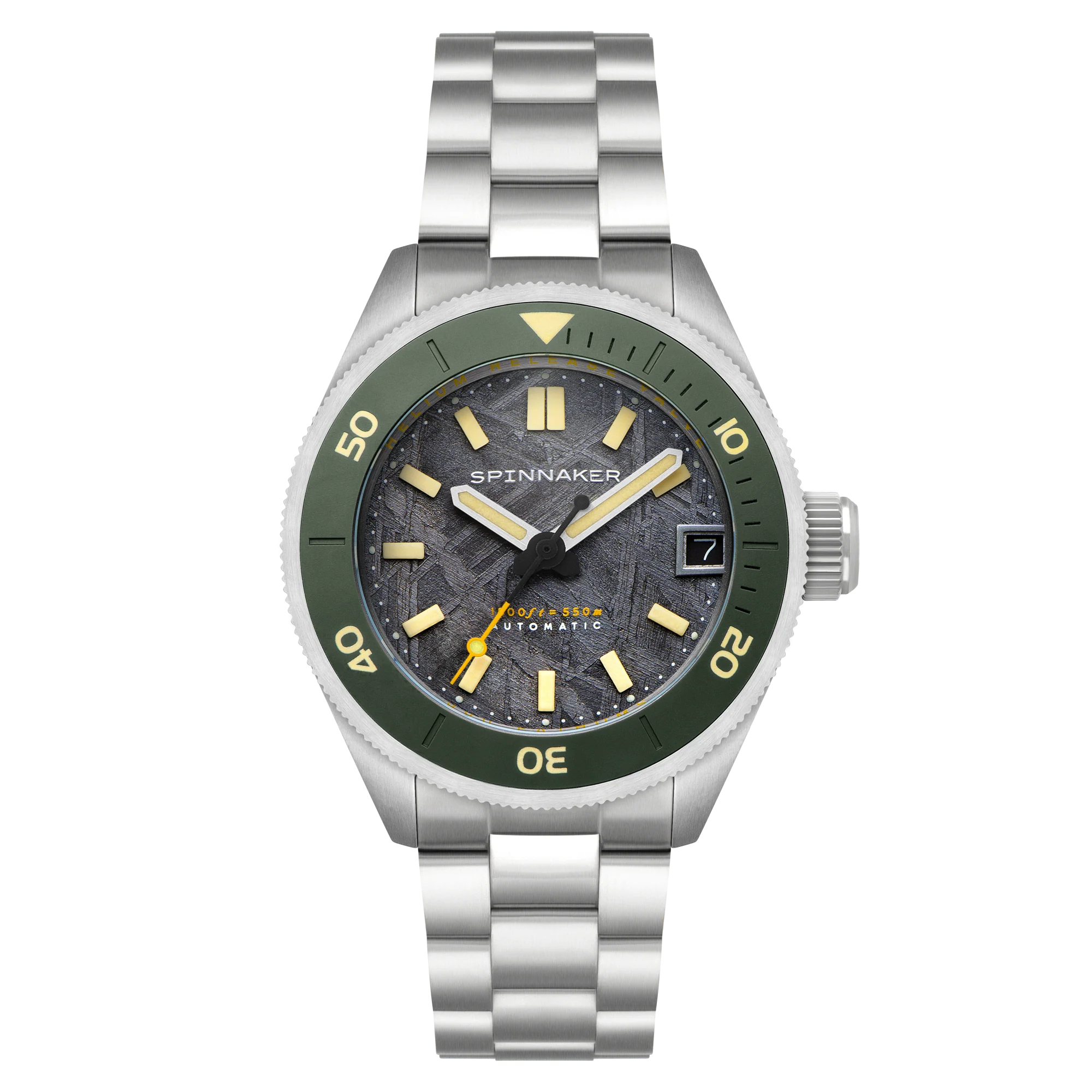 Piccard Automatic Meteorite Limited Edition Grey & Green / Stainless Steel | Grey Dial