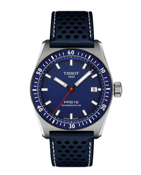 PR516 POWERMATIC 80 Blue / Leather Blue Dial
