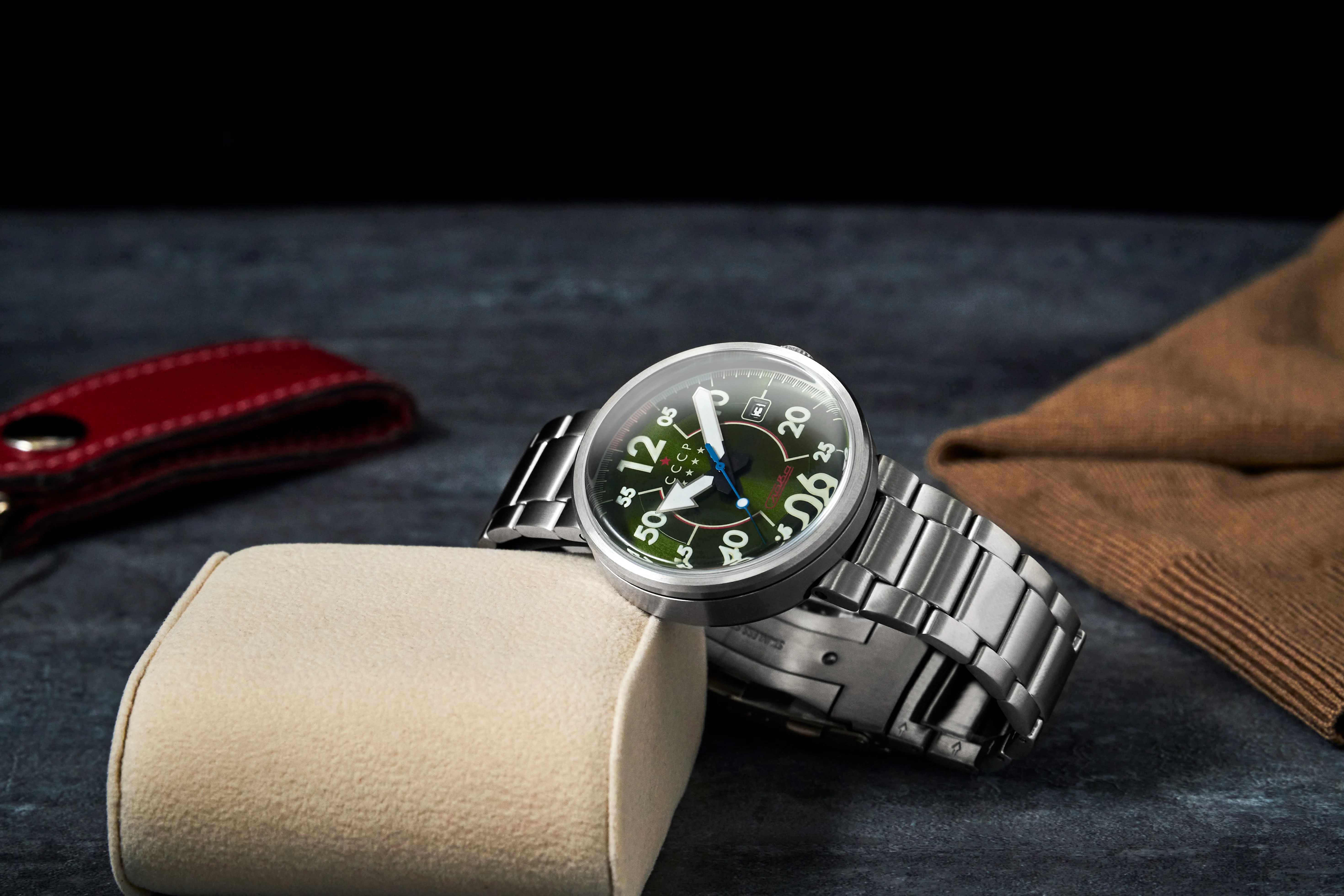 Proton Automatic Silver / Green Green Dial - Image 3