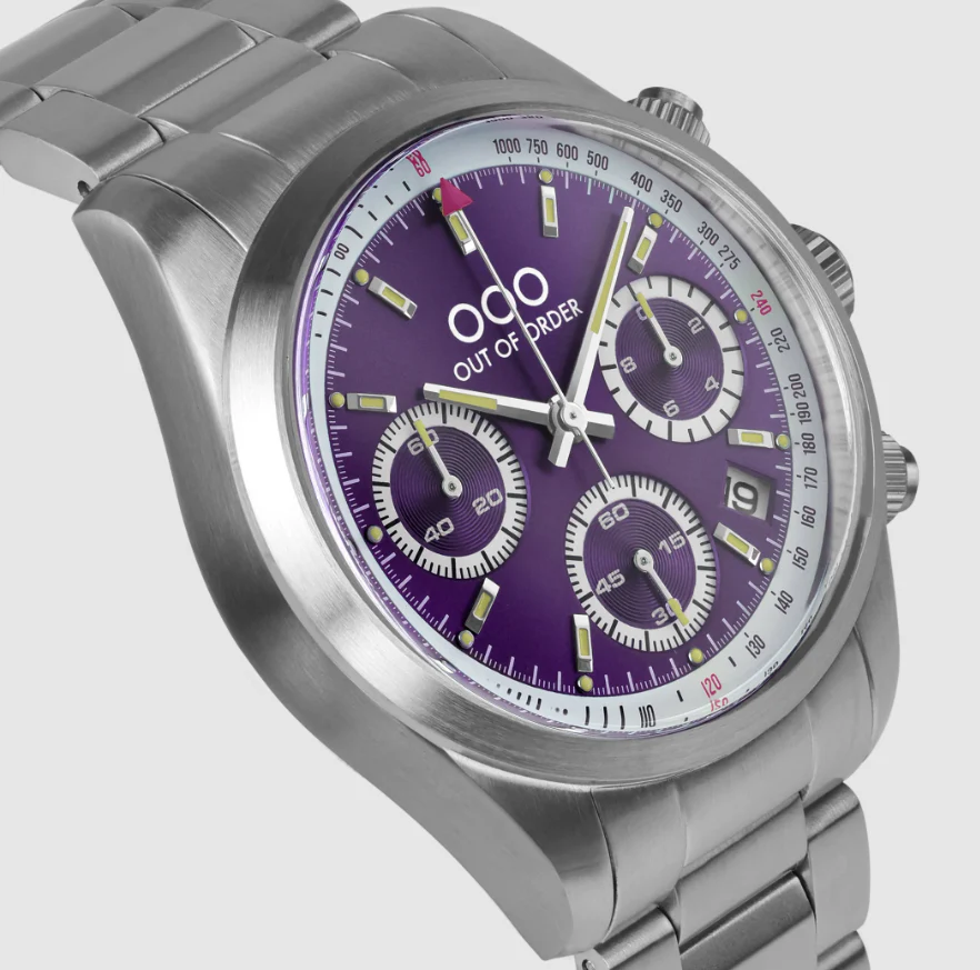 Purple Sporty Cronografo Purple/Silver Stainless Steel Purple Dial - Image 3