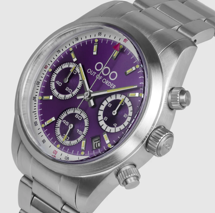 Purple Sporty Cronografo Purple/Silver Stainless Steel Purple Dial - Image 4