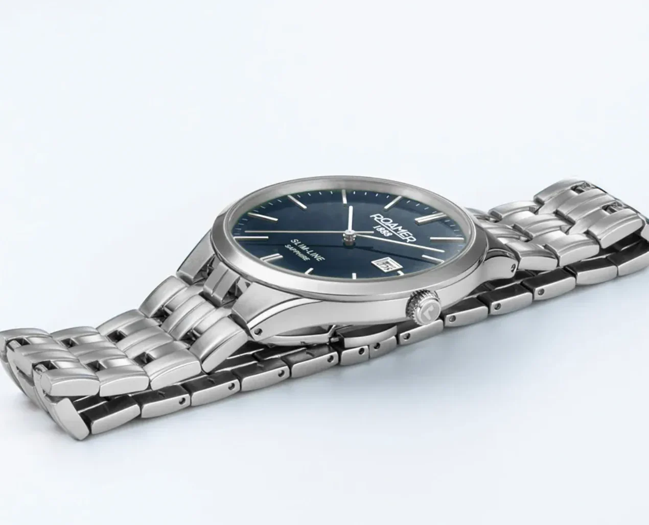 Roamer R8 Slim-Line Classic Watch Blue Dial - Image 3