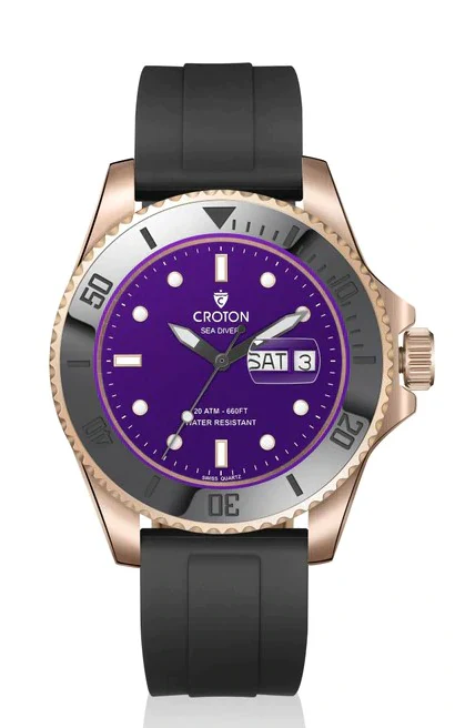 Sea Diver Rose/Purple/Brown | Dial