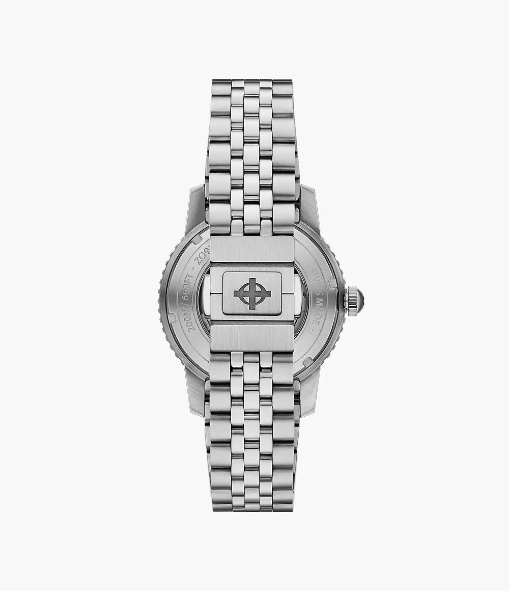 SEA WOLF COMPRESSION Stainless Steel Watch | Transparent Dial - Image 3