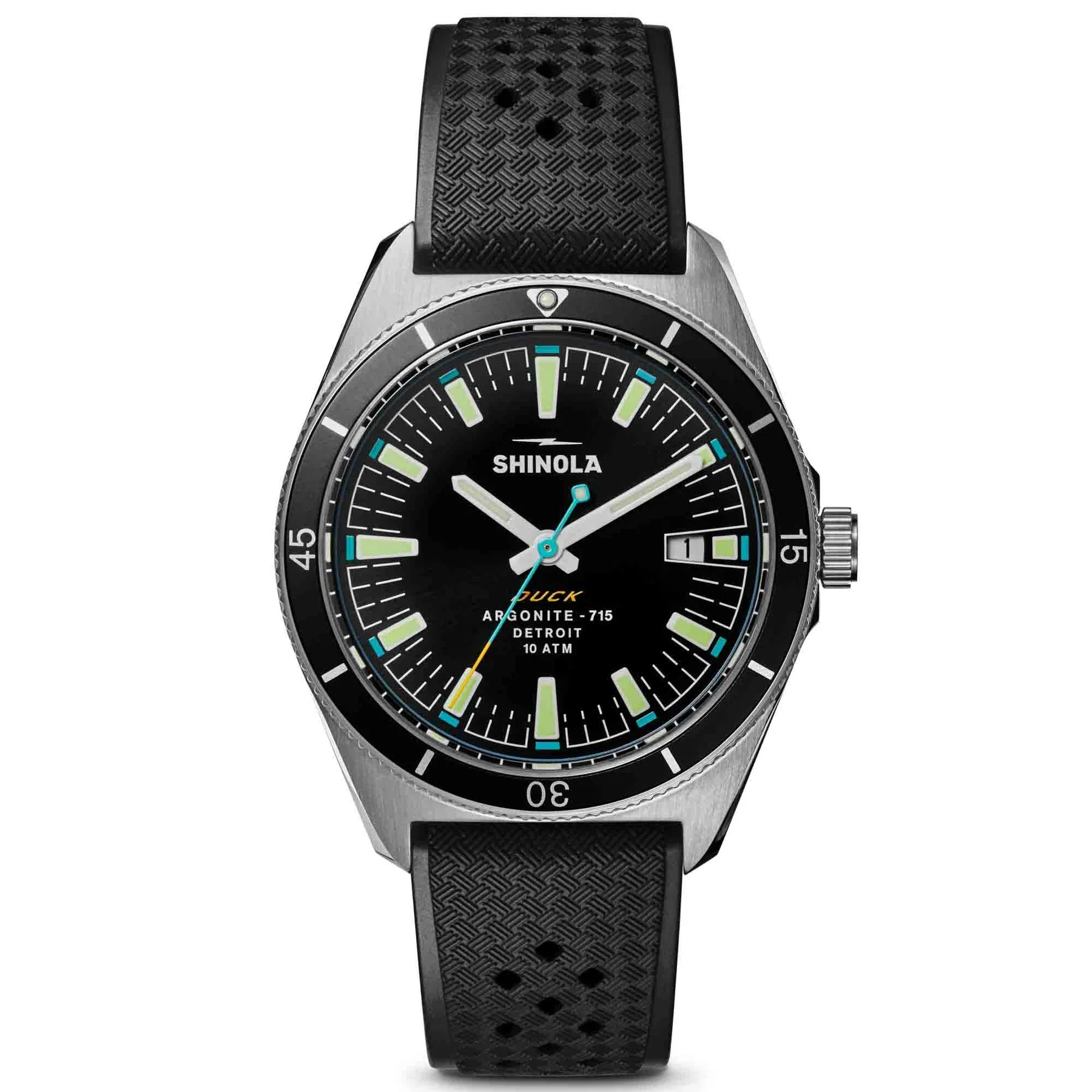 The Duck 40mm Black | Black Dial - Image 8