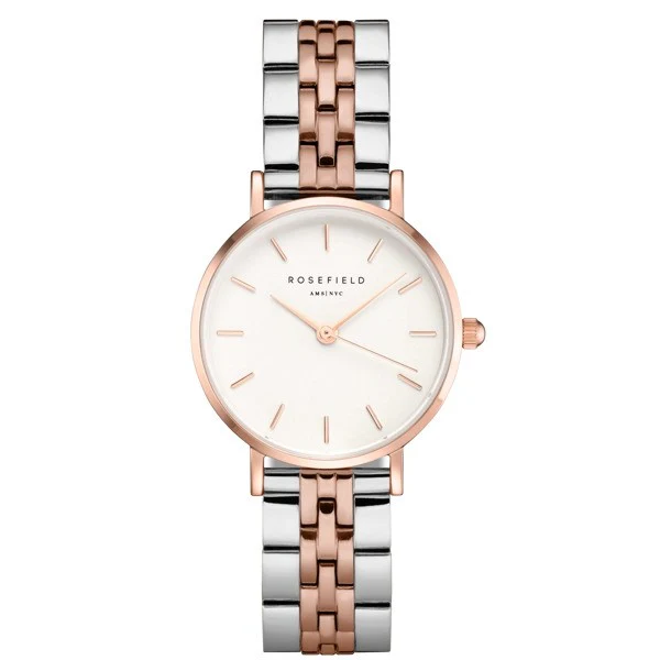 Small Edit 26mm / White / Silver and Rose Gold | White Dial