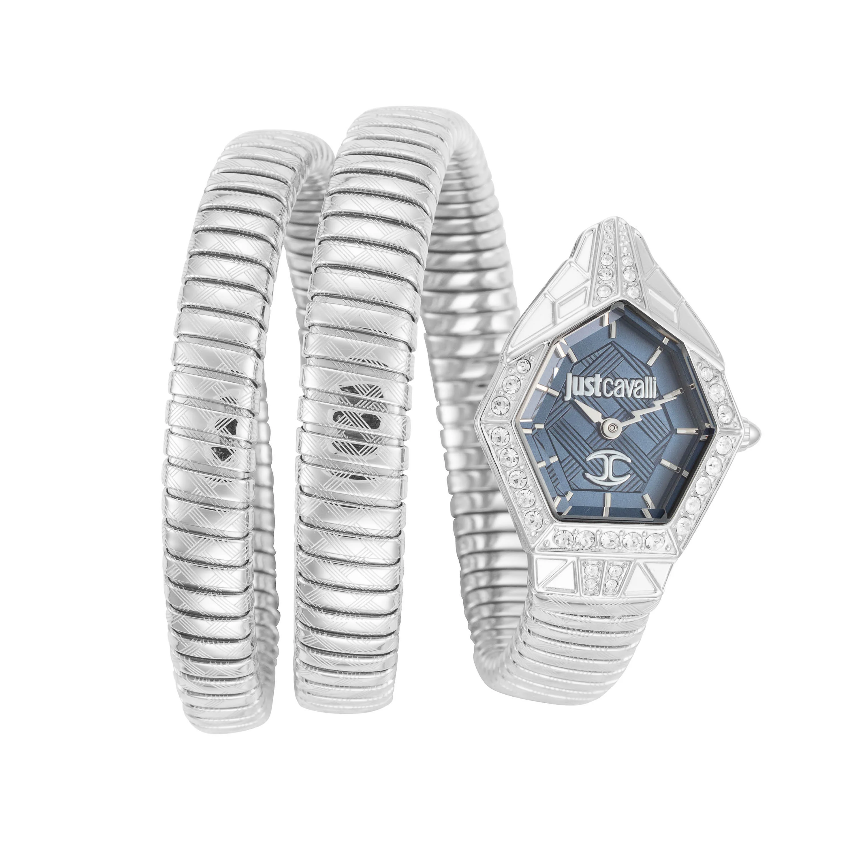 Snake 23mm / Dark Blue / Silver | Dark Blue Dial