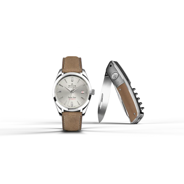 Snow Star Silver Sky Midway Edition Kinfe and Watch WG Exclusive |  Dial