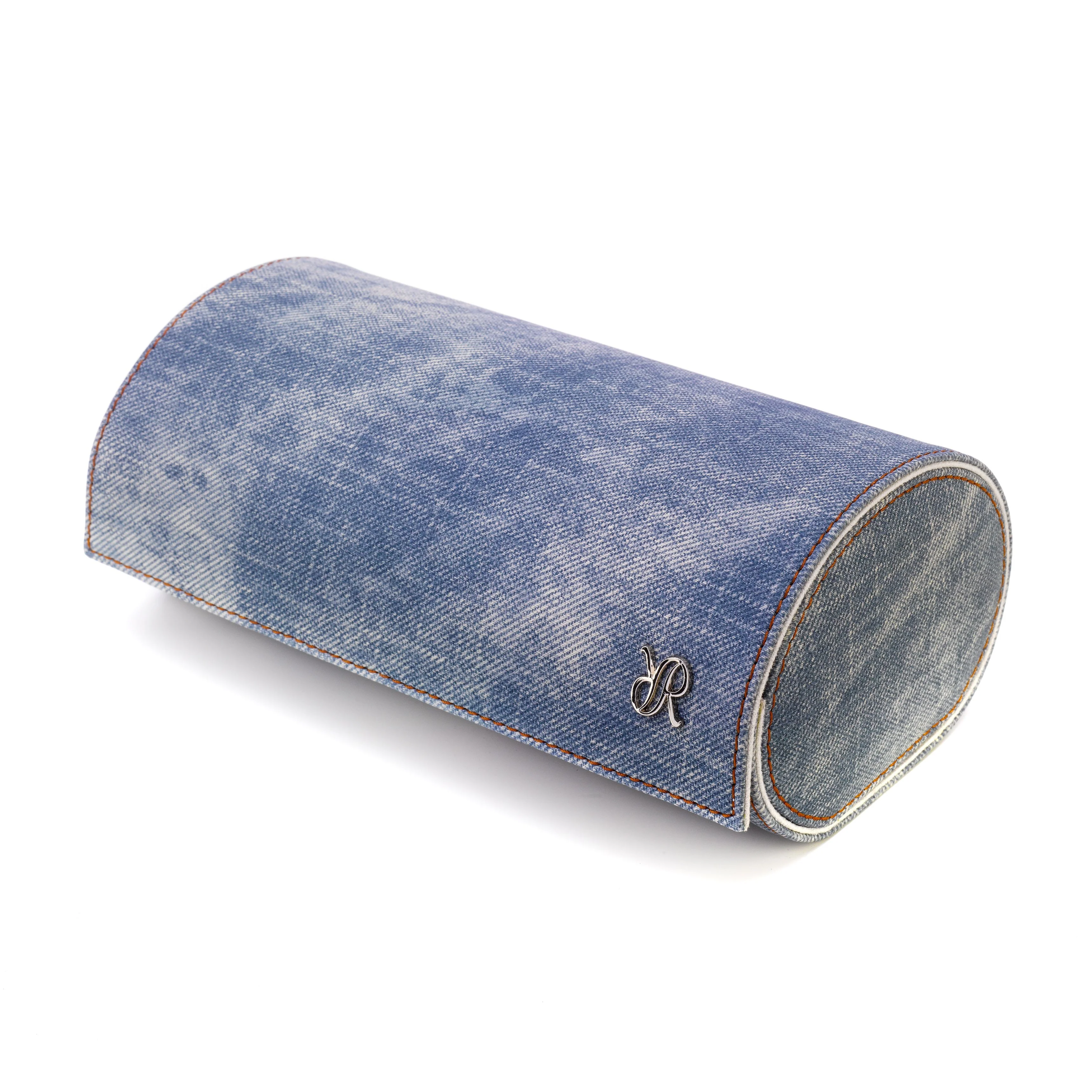 Soho Leather Stone Washed Three-Watch Roll - Image 2
