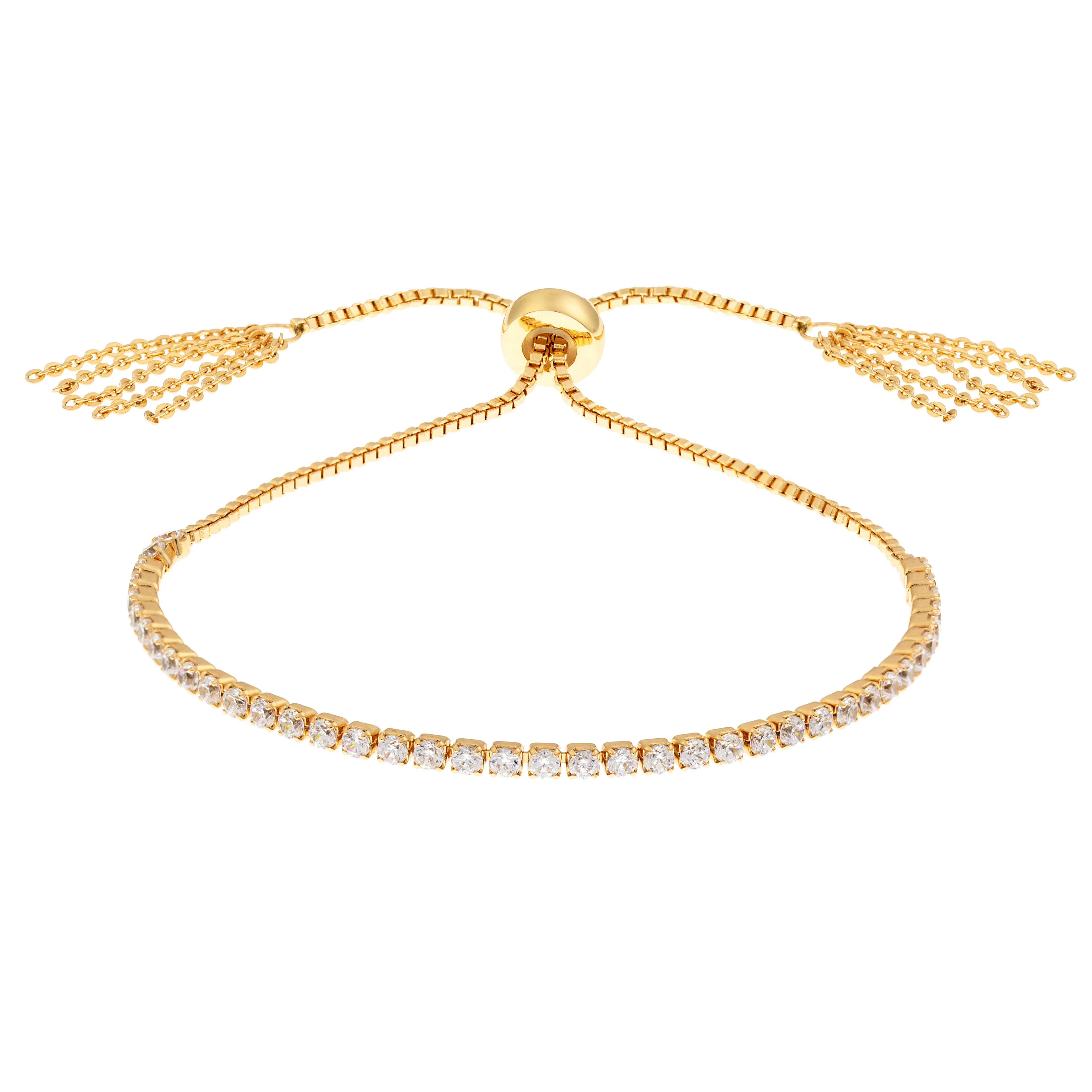 Sophia Bolo Bracelet 18k Yellow Gold