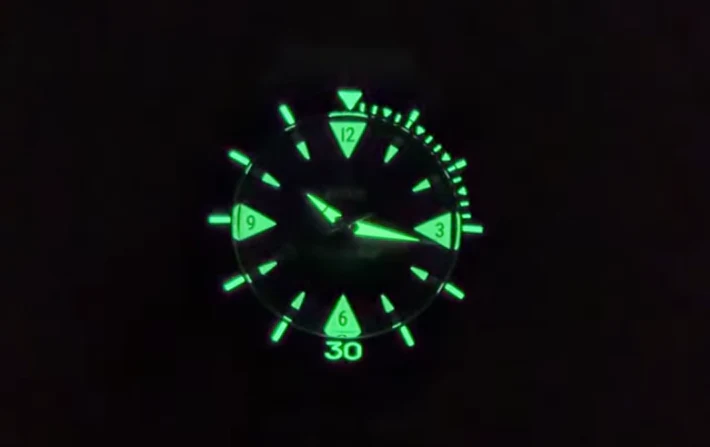 Super Sea Wolf Skin Diver Stainless Steel Green | Green Dial - Image 6