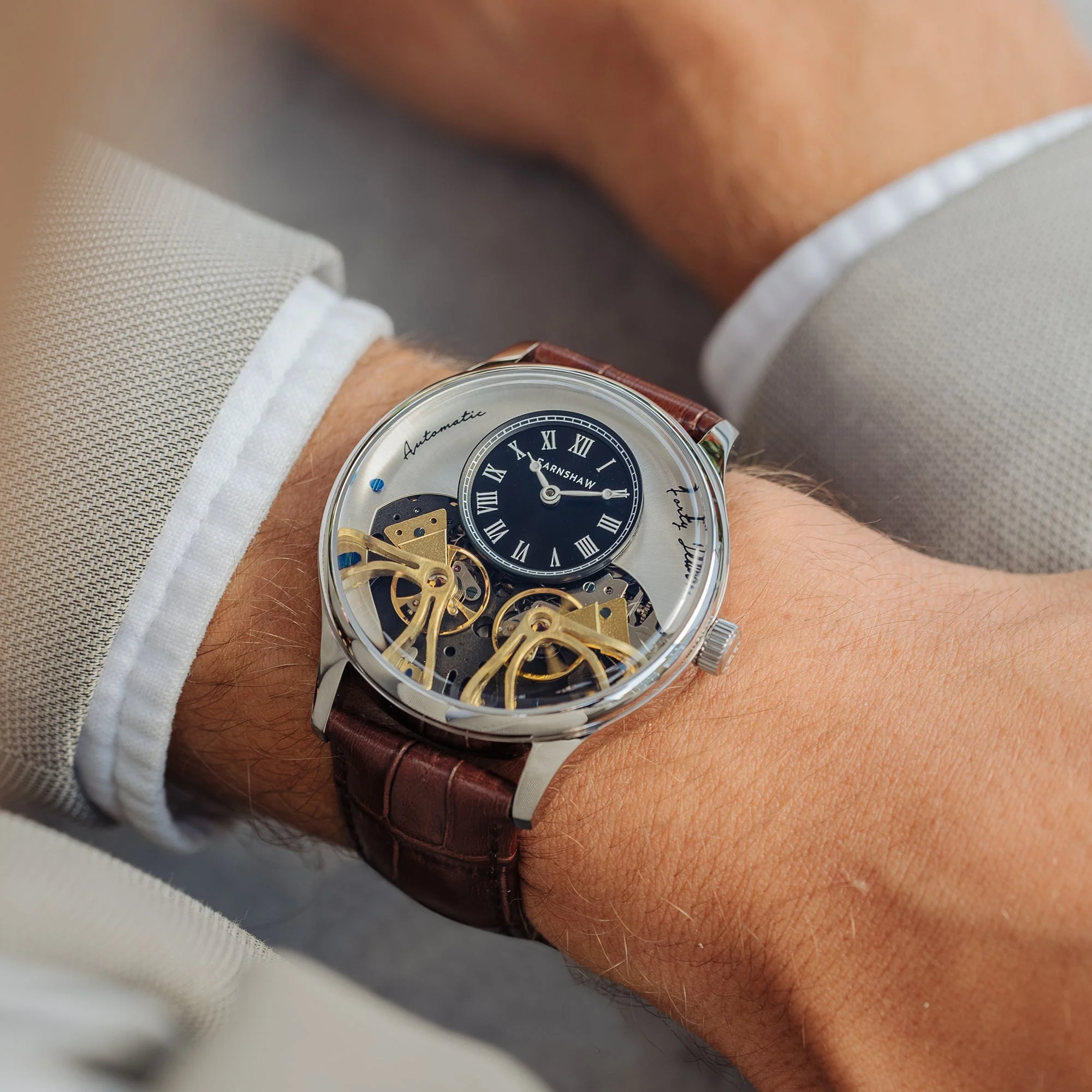 Thomas Earnshaw Scientists Faraday Double Barrel Automatic - Image 2