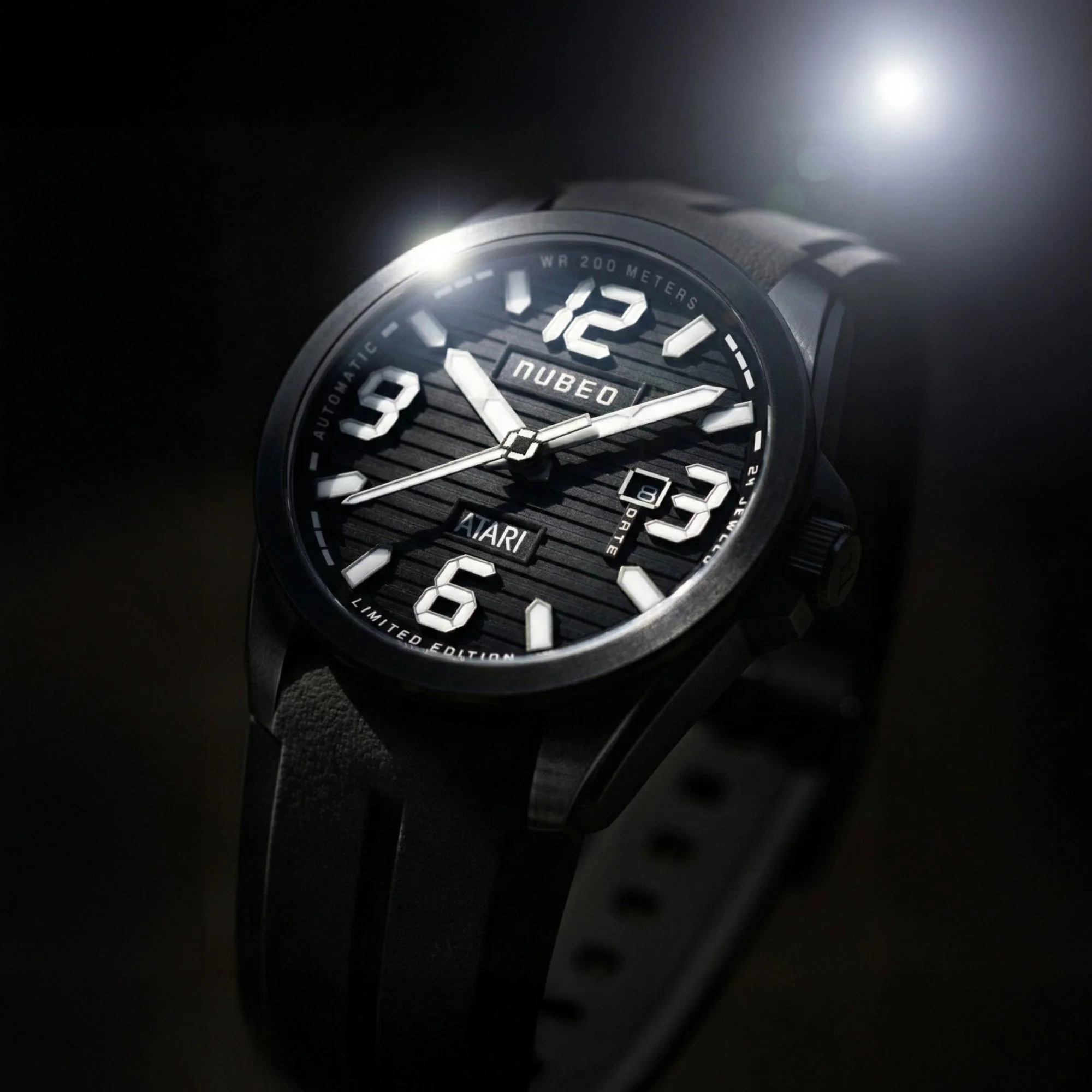 Torrent Automatic Atari Rainbow Limited Edition Black / Black Rubber Black Dial - Image 2